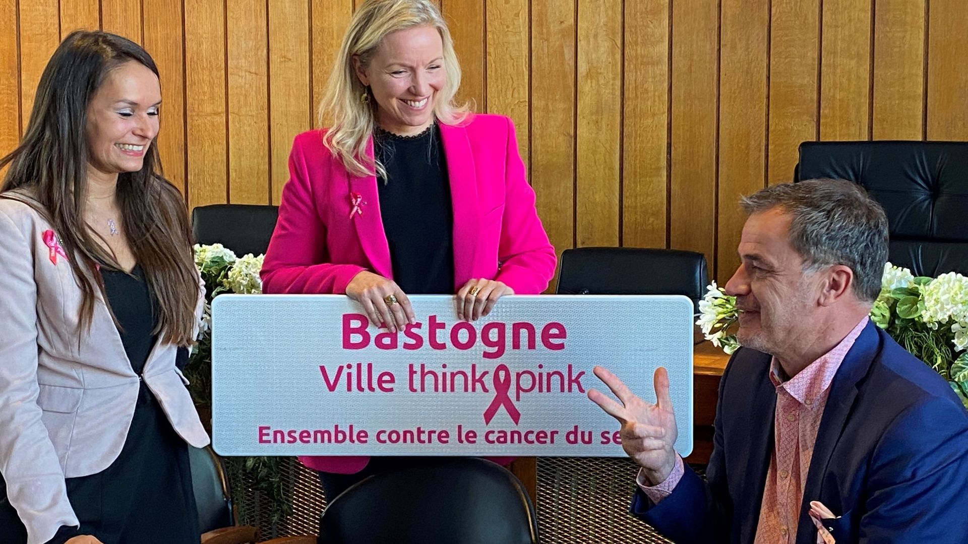 Bastogne devient la première ville rose de la province du Luxembourg