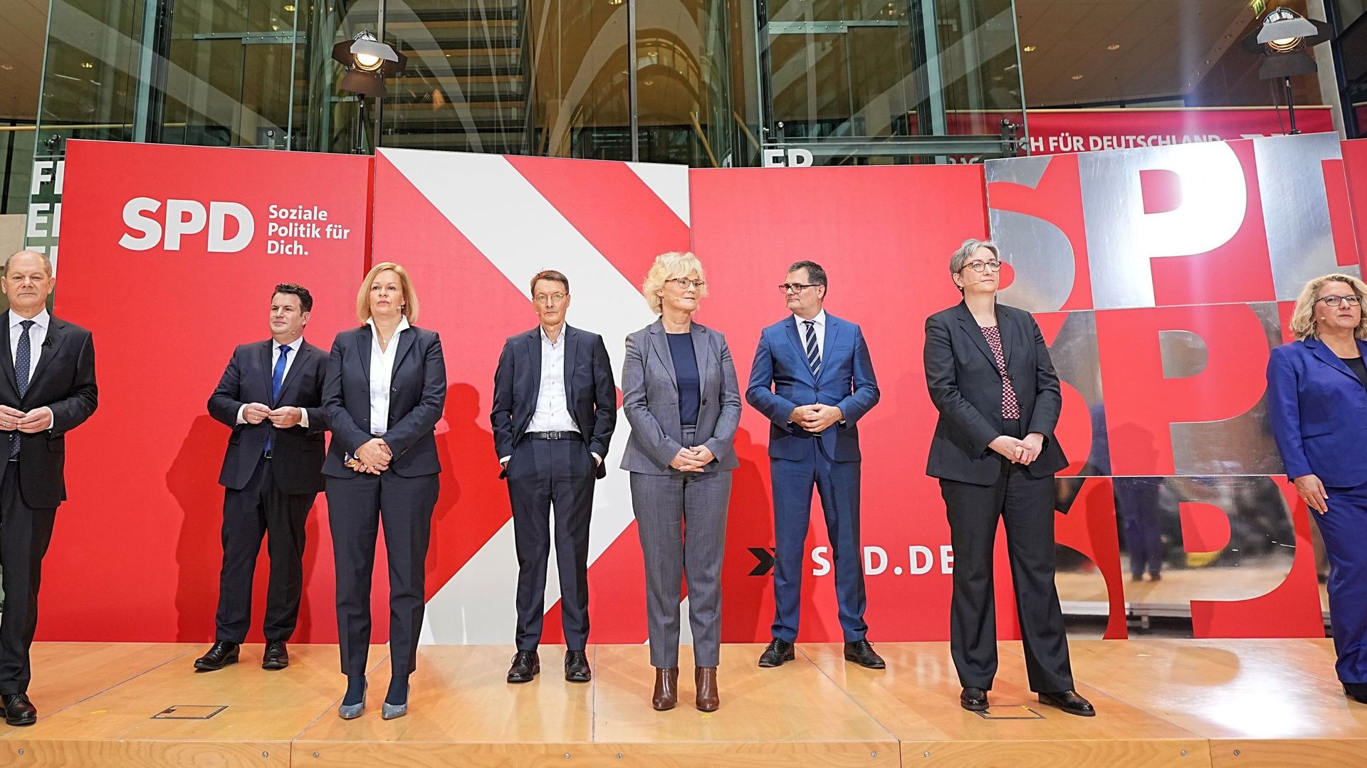 Présentation des ministres SPD