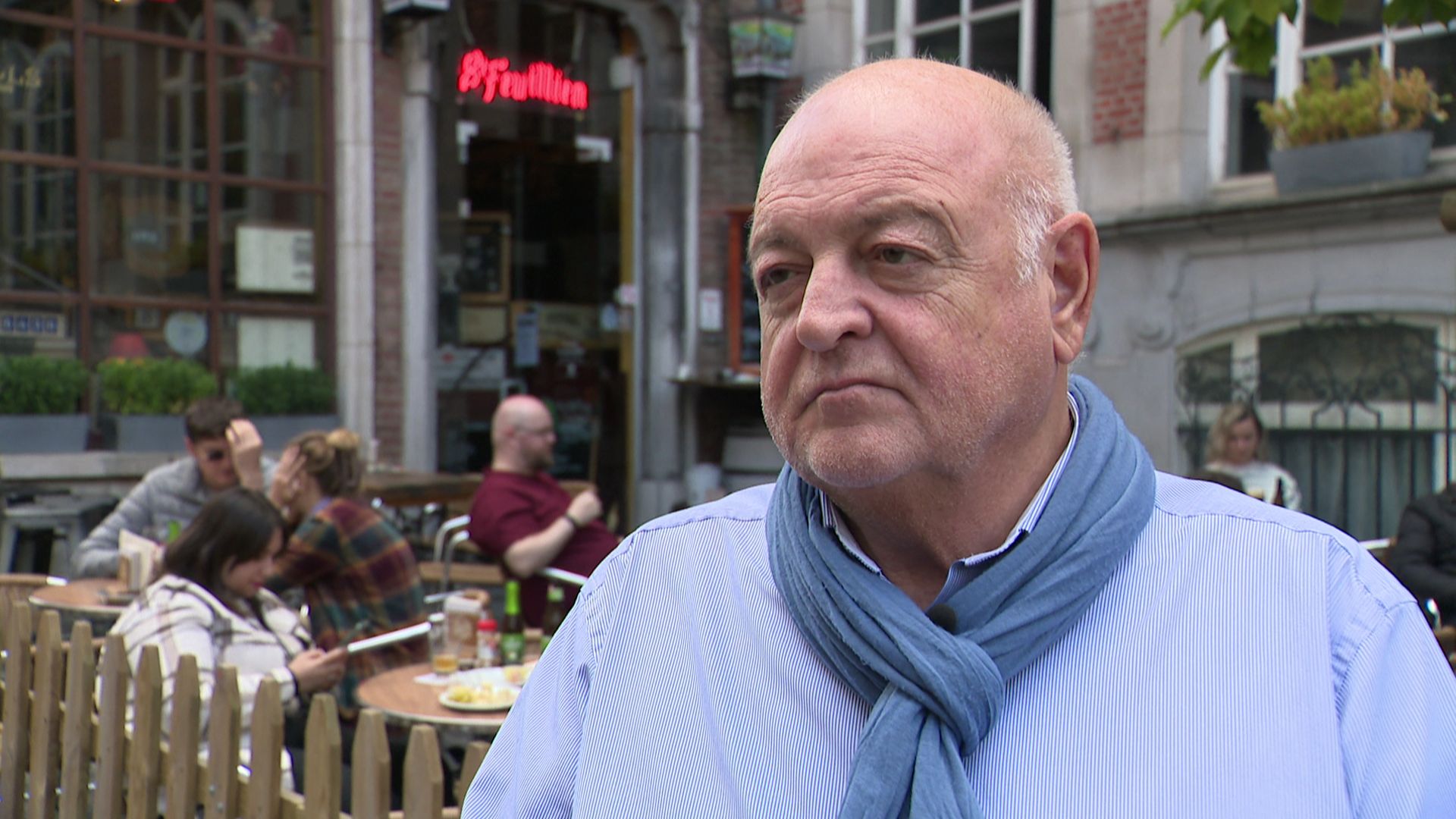 Michel De Triest, cafetier-restaurateur à Bruxelles.