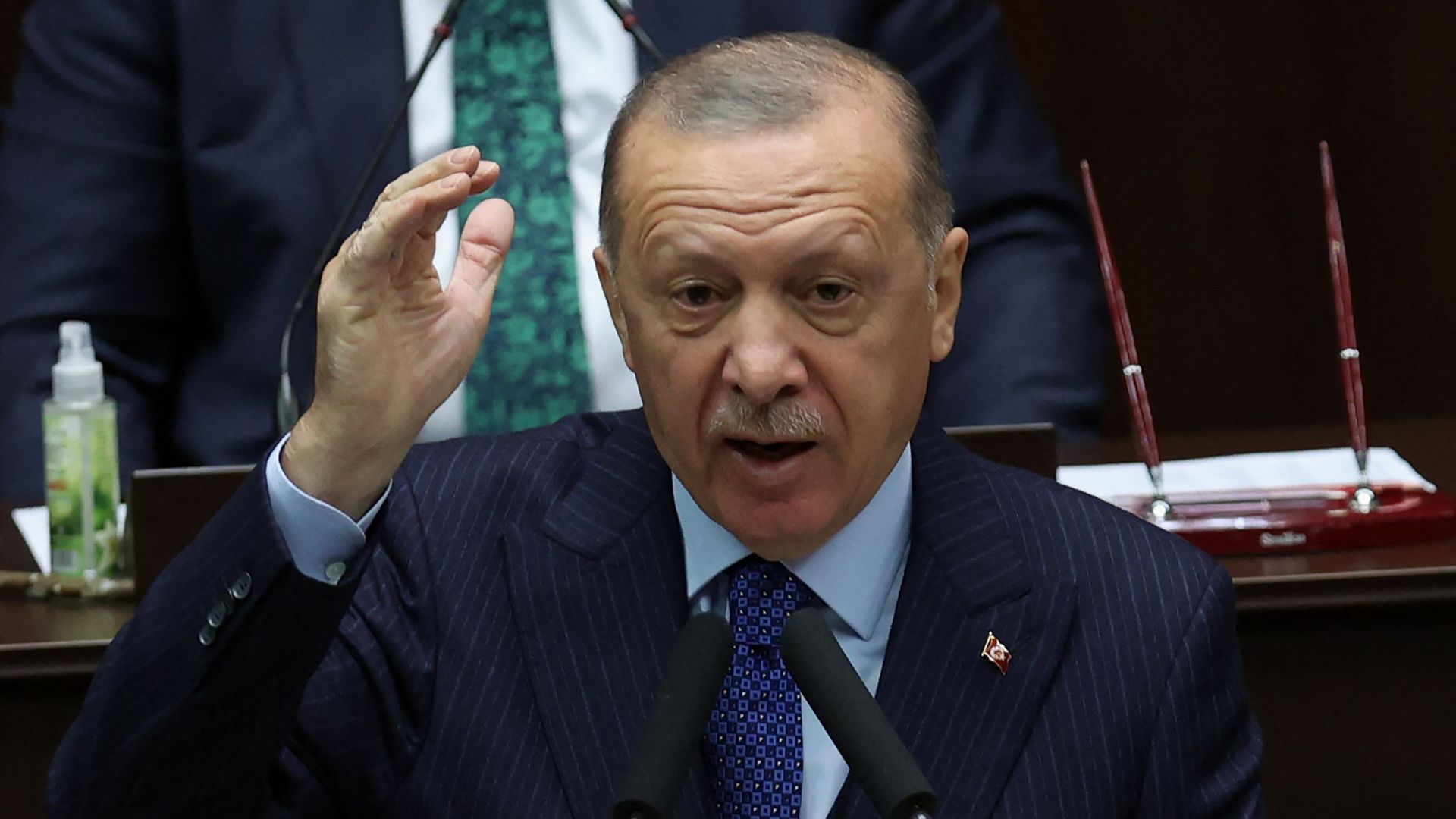 Le Président de la Turquie, Recep Tayyip Erdogan