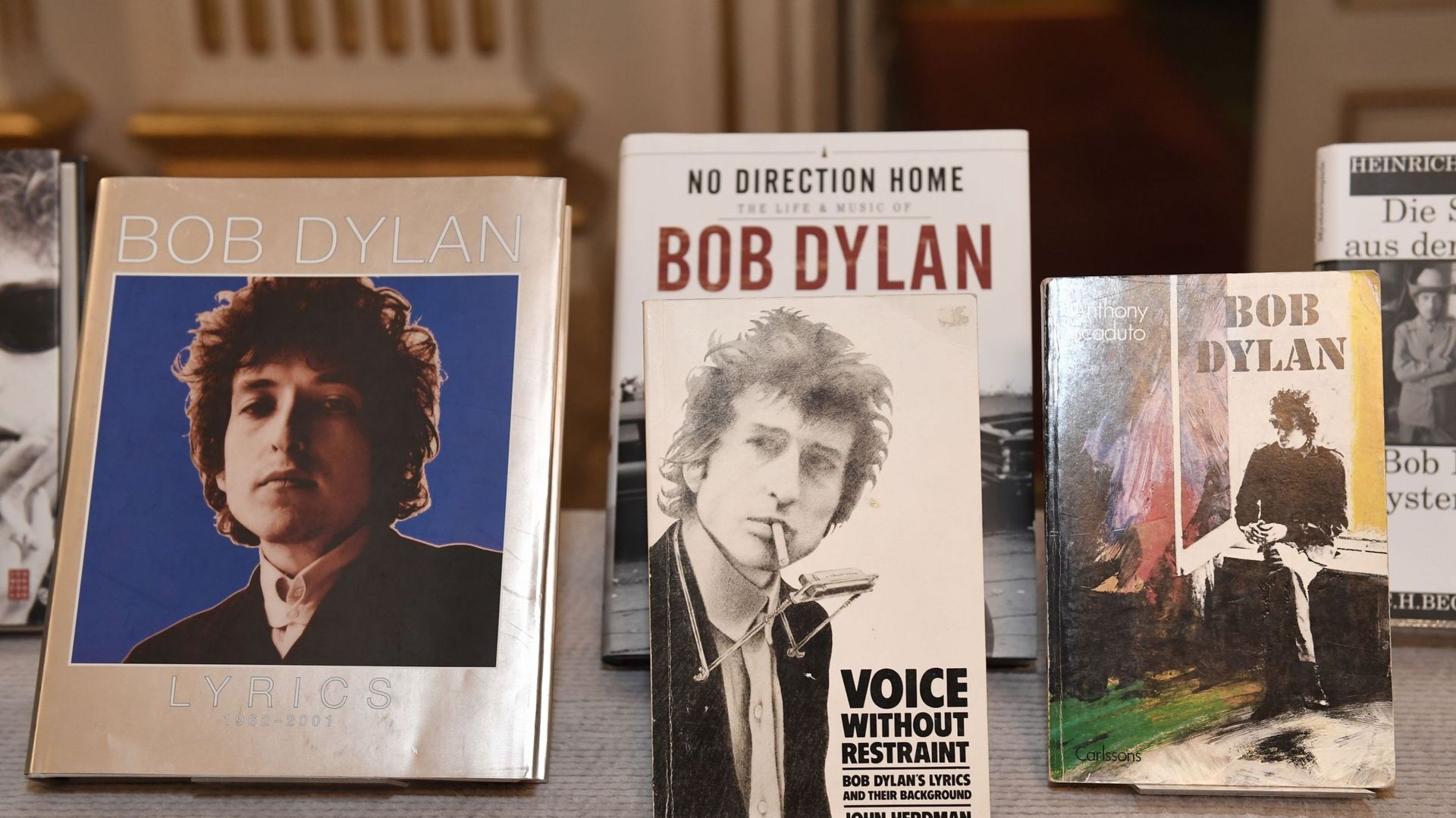 L'oeuvre "écrite" de Bob Dylan était présente à l'Académie suédoise