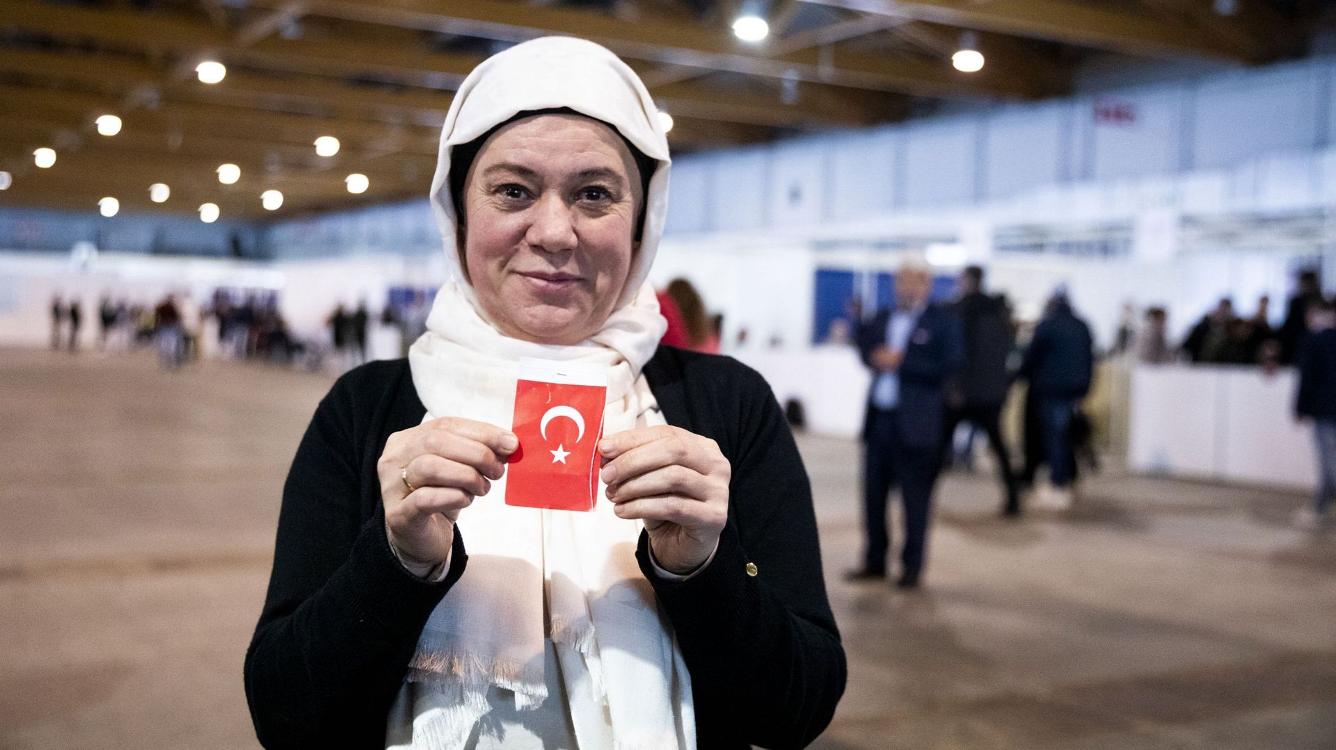 Les Turcs vivant en Belgique ont voté pour les élections présidentielles et législatives du 14 mai prochain au Brussels Expo, à Bruxelles.