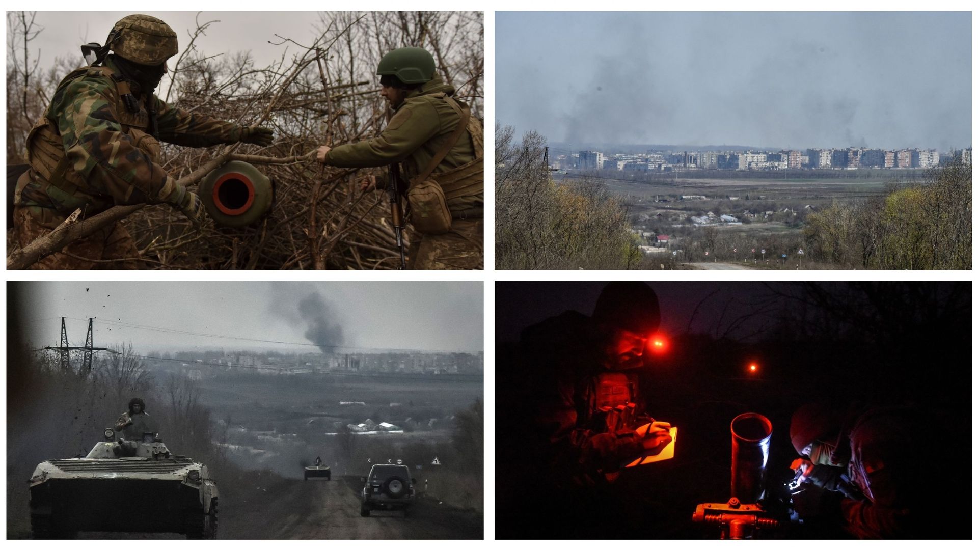 Forces ukrainiennes à la bataille de Bakhmout (illustration)