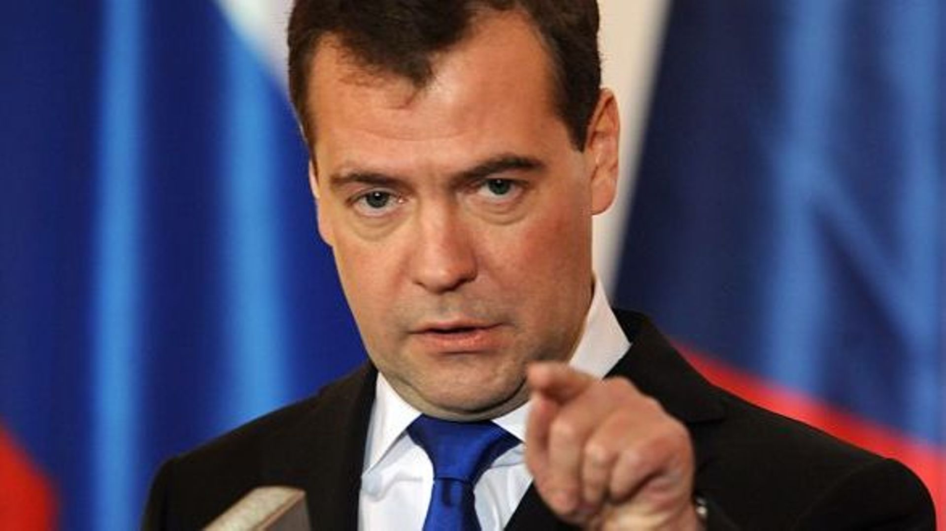 Le président russe Dmitri Medvedev