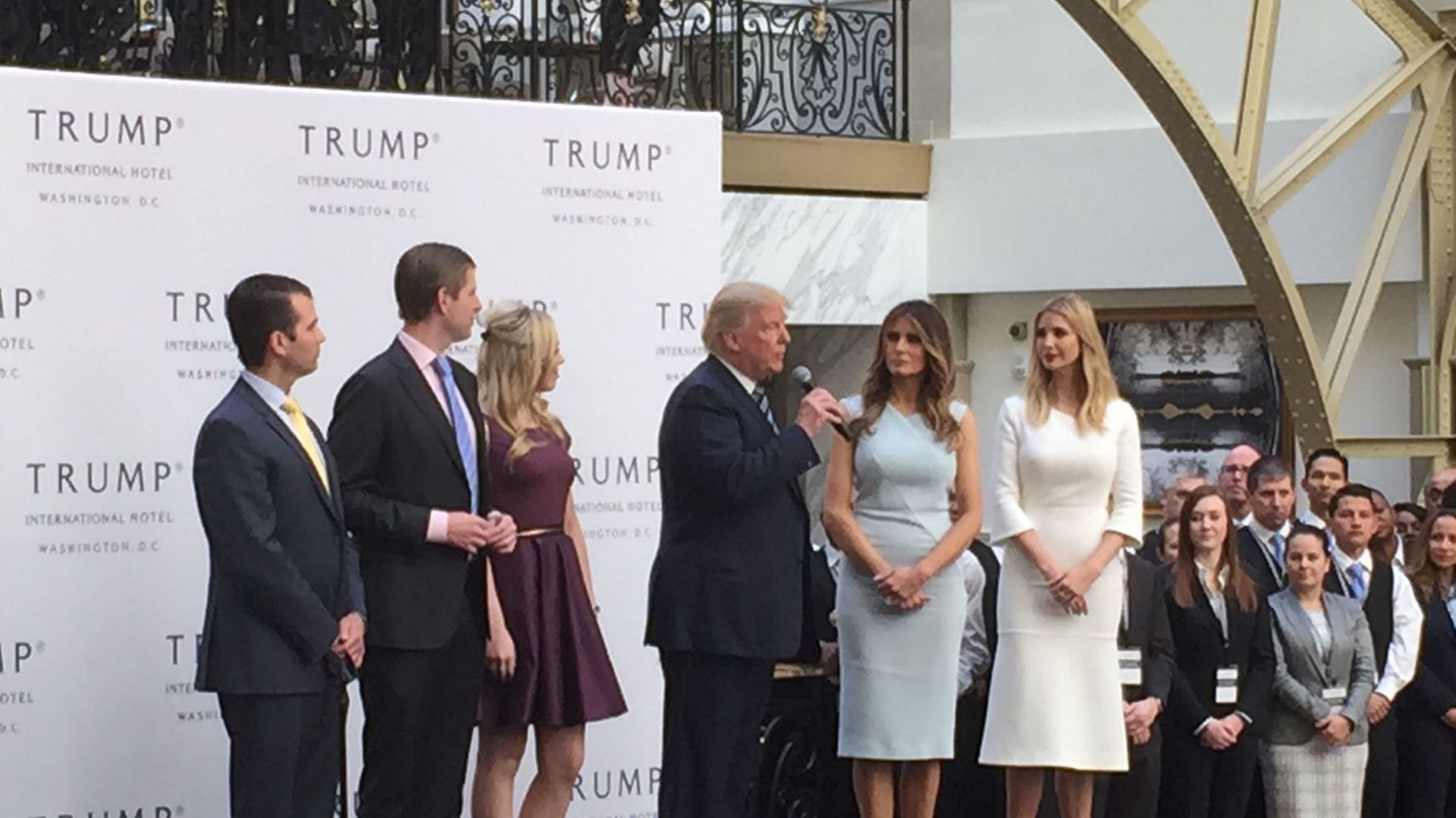 La famille Trump à Washington