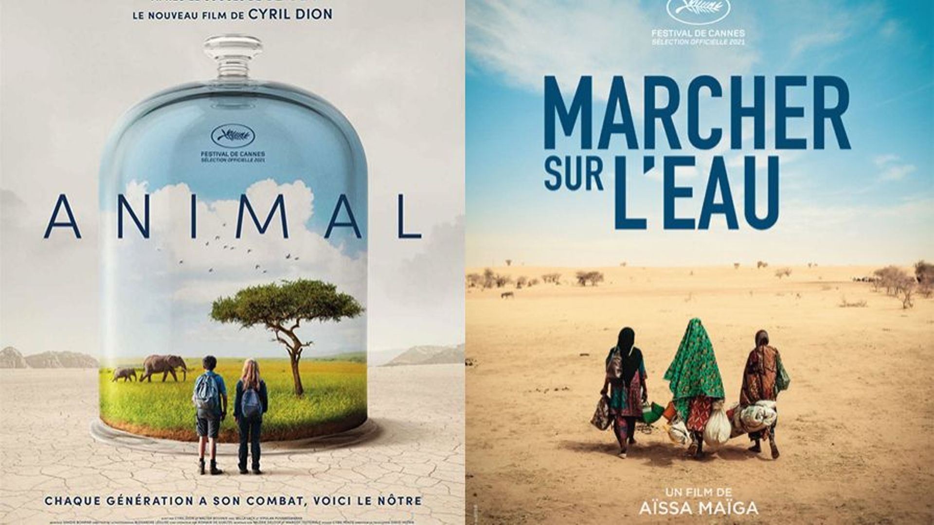 "Animal" de Cyril Dion et "Marcher sur l'eau" d'Aïssa Maïga font partie de la "sélection éphémère" spéciale climat du Festival de Cannes.