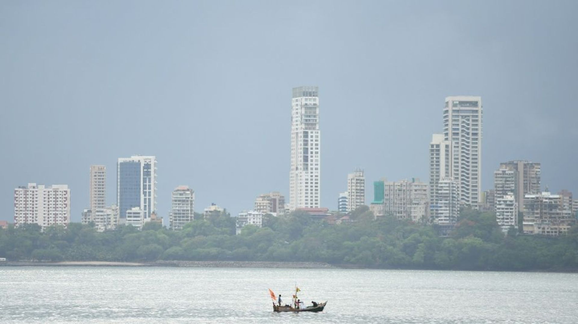 Vue de Bombay en juin 2021, en Inde