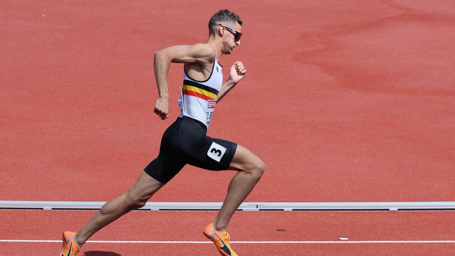 Dylan Borlée sur le 400m à Münich.
