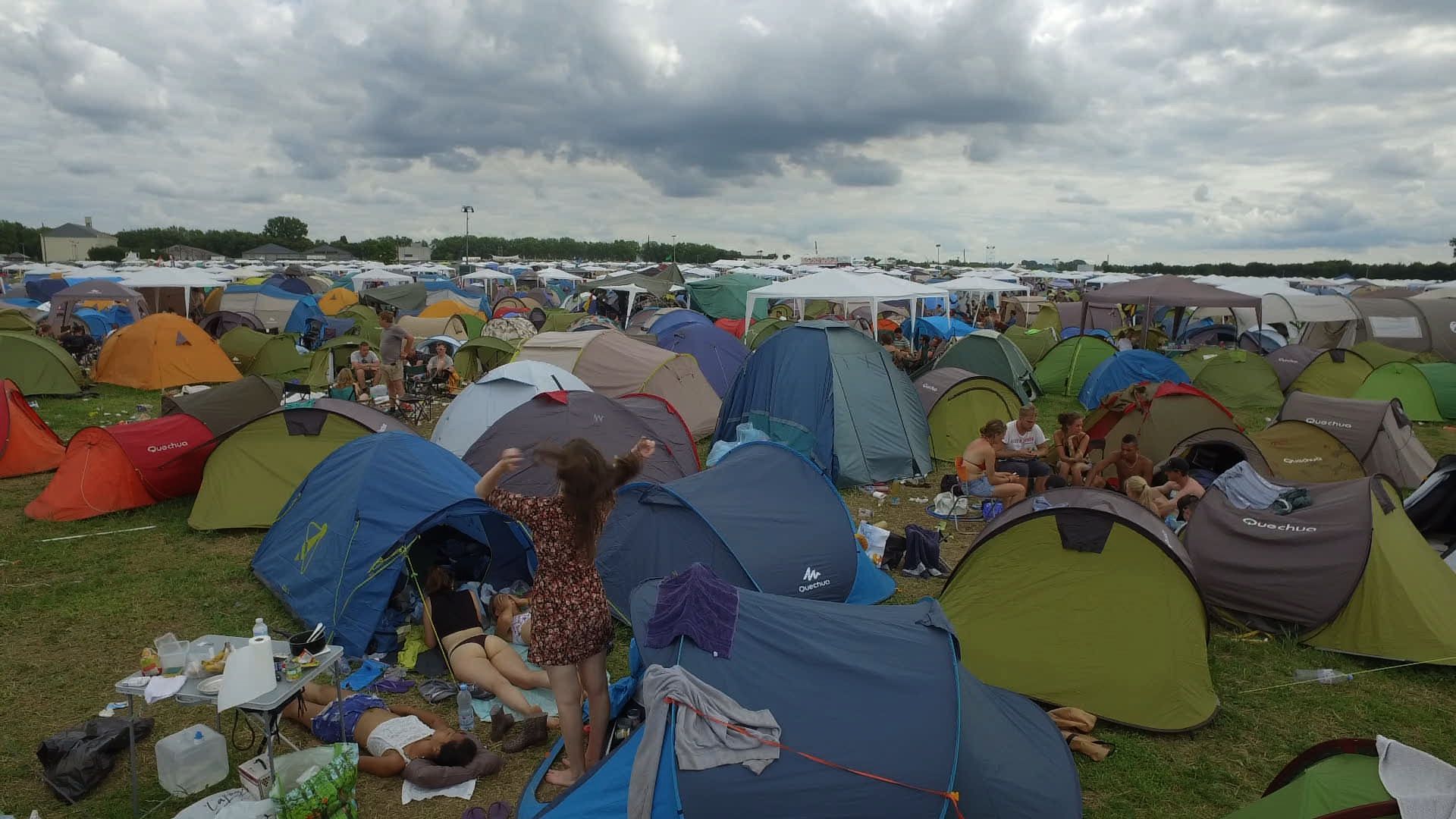 Le camping du Festival de Dour