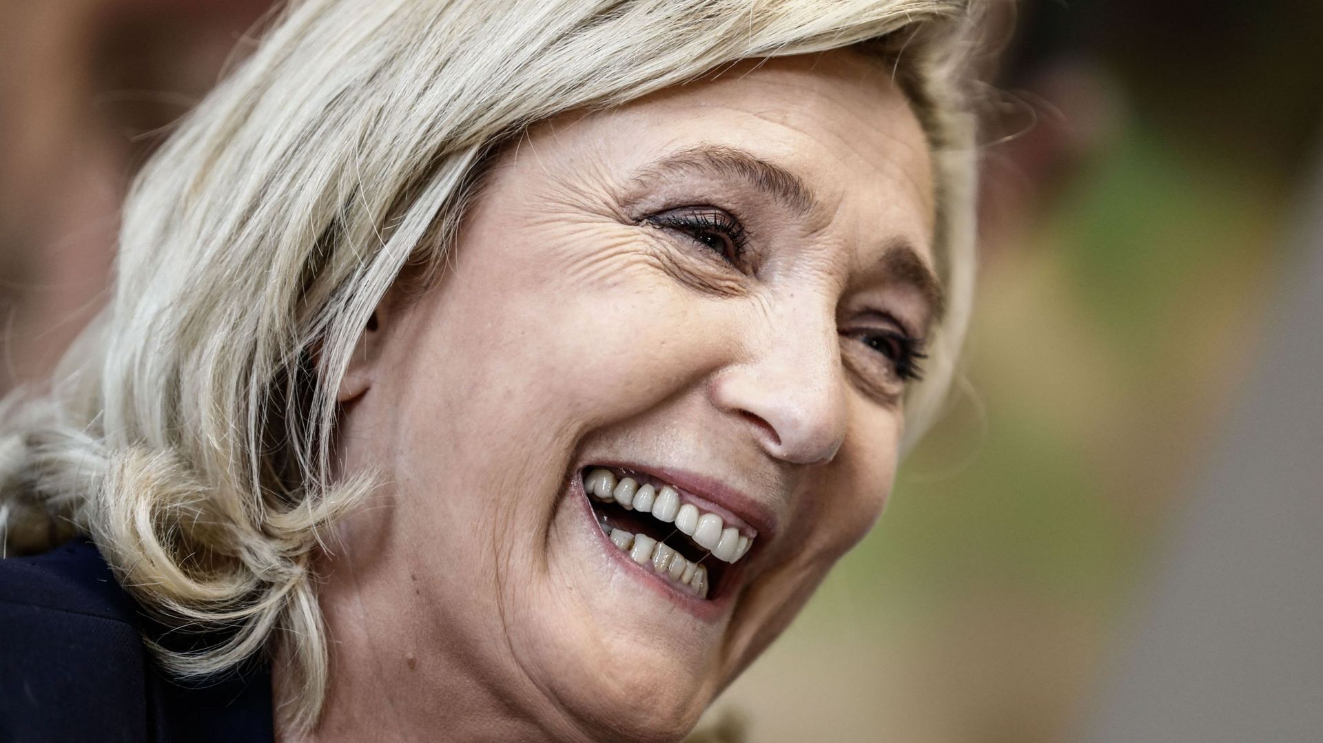 Marine Le Pen à Nesle-Hodeng le 7 juin 2021