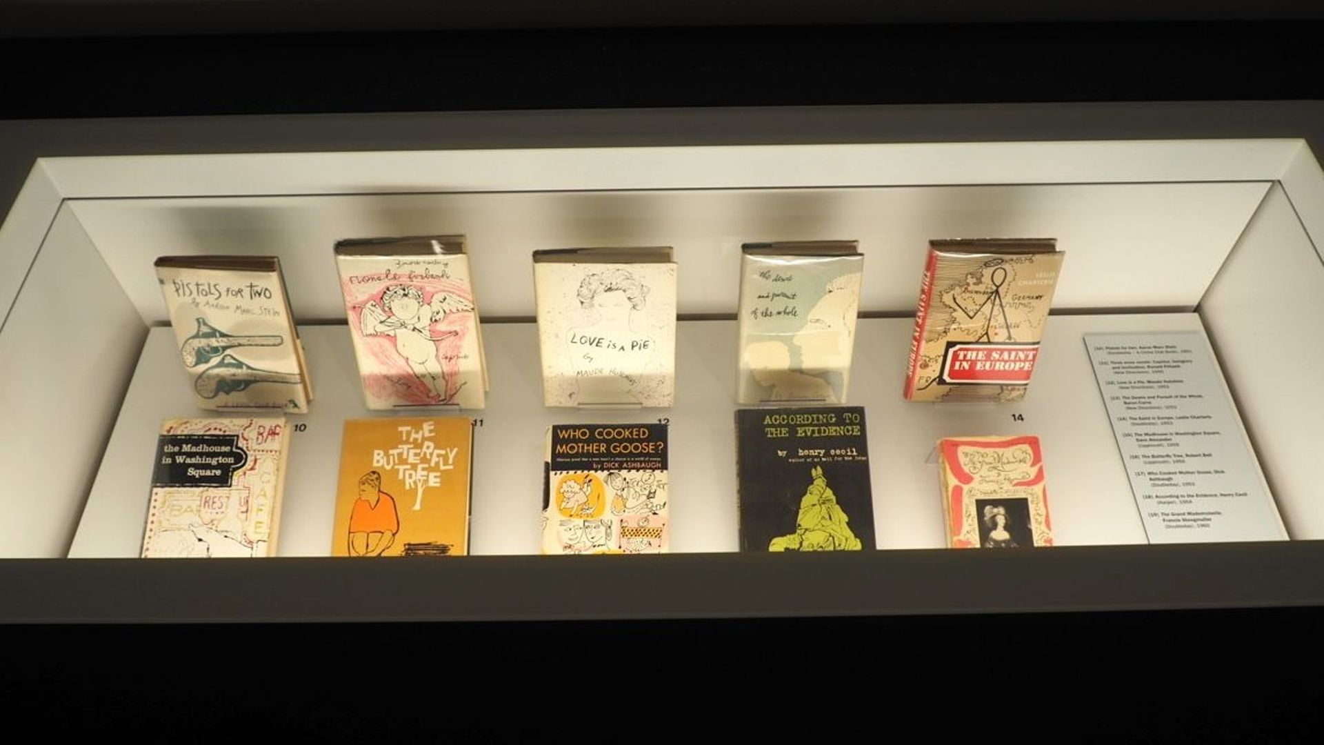 De nombreuses couvertures de livres ont été dessinées par Andy Warhol dans les années 50