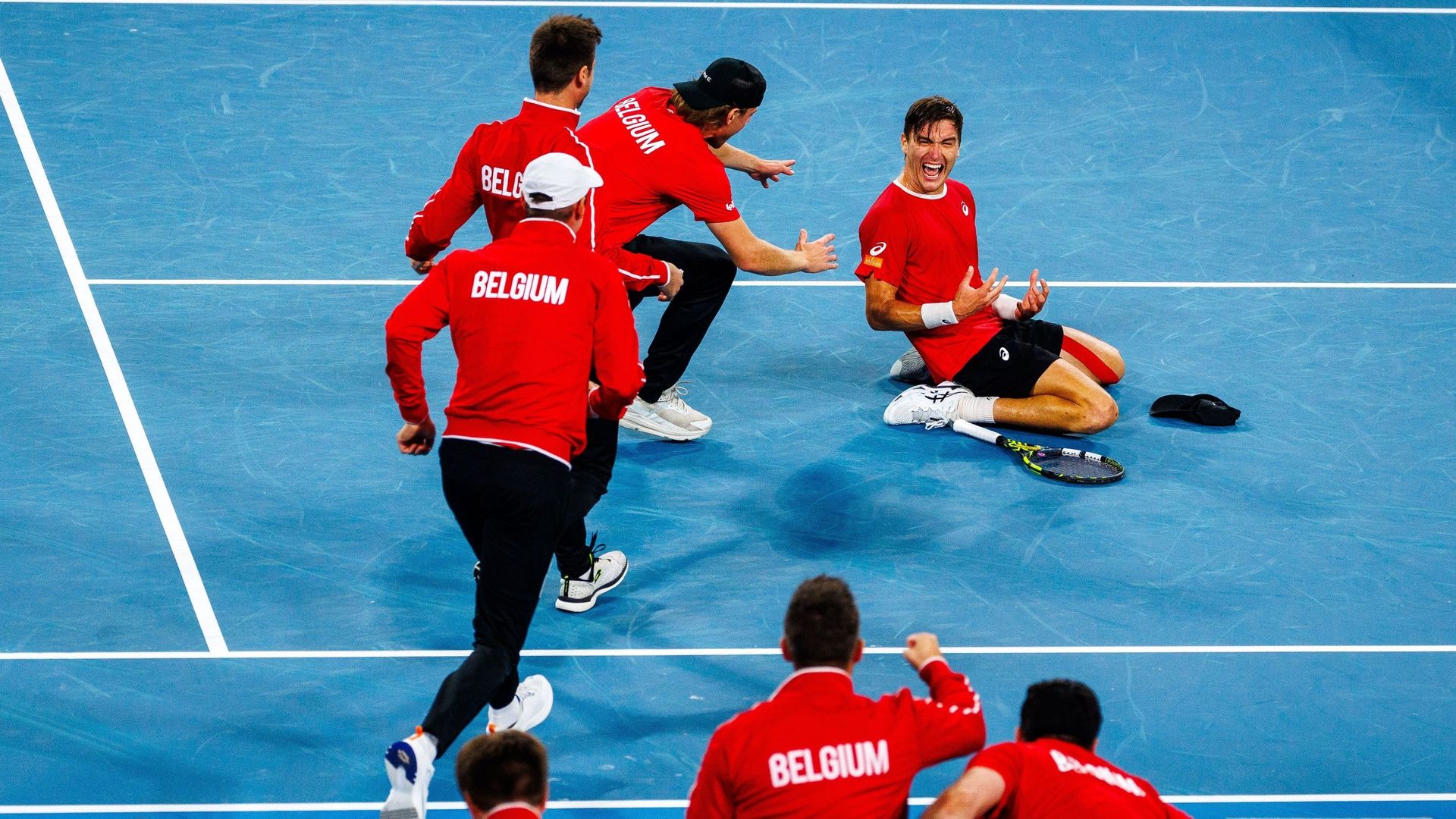 Coupe Davis - Steve Darcis célèbre son héros avec humour: "Raphaël Collignon est le patron de l'équipe"