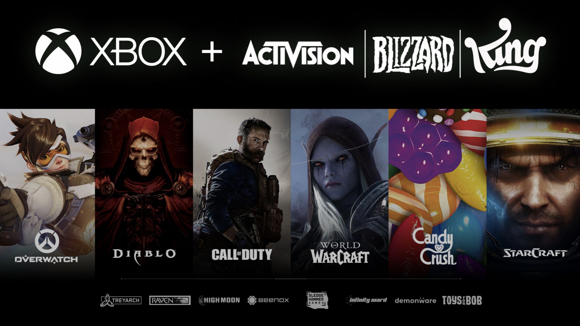 Rachat d'Activision Blizzard : voici toutes les licences que possède désormais Microsoft