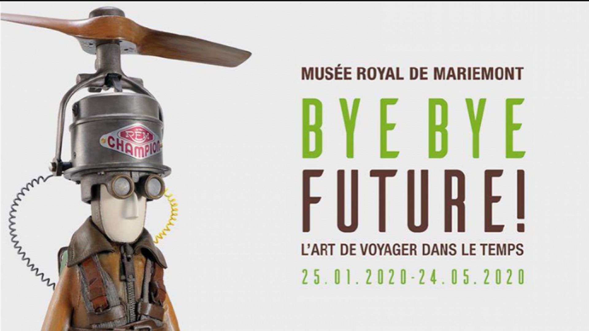 L'expo Bye Bye Future! résonne particulièrement en cette période.
