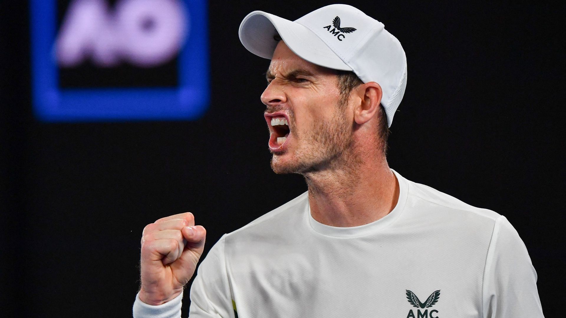 Andy Murray peut exulter : il a battu Matteo Berrettini au premier tour de l'Open d'Australie de tennis