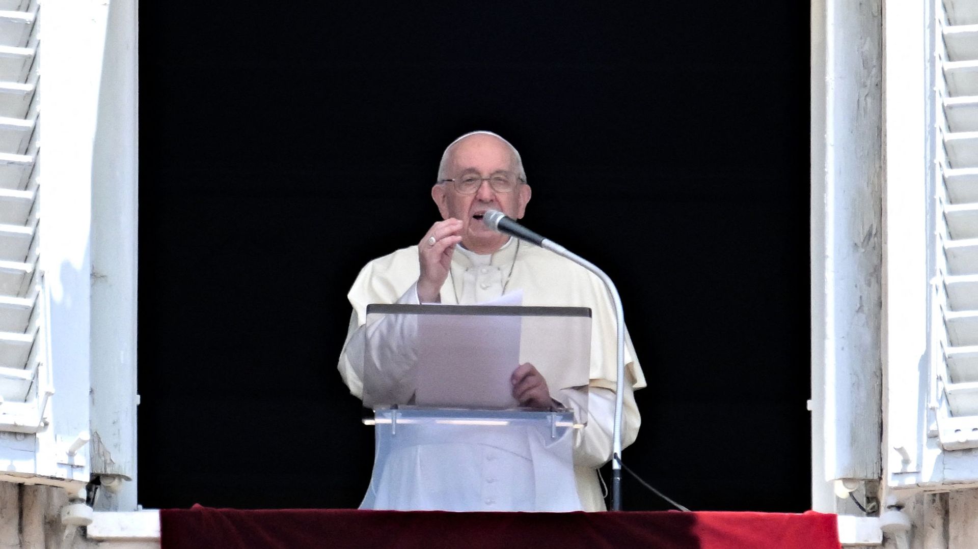 Le Pape François, le 3 juillet 2022