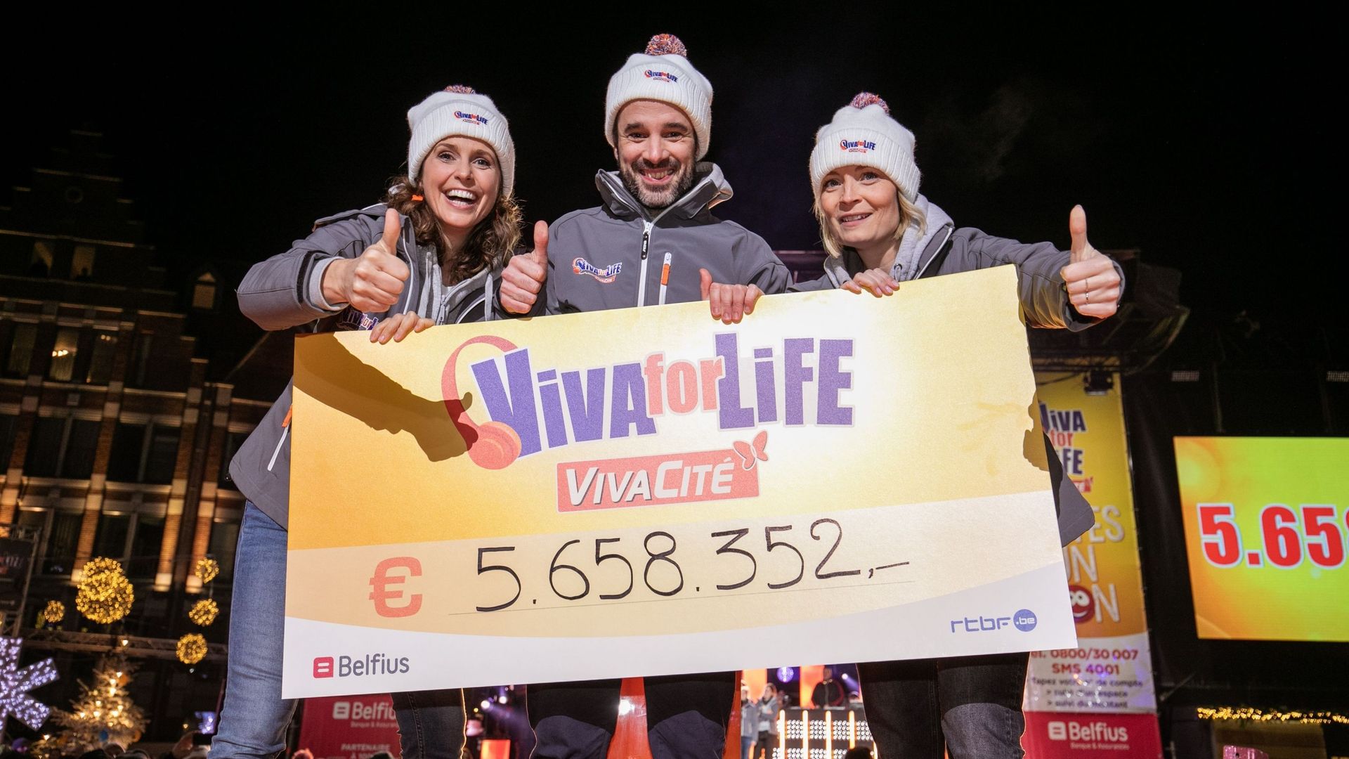 5.658 352€ récoltés pour Viva for Life : MERCI!