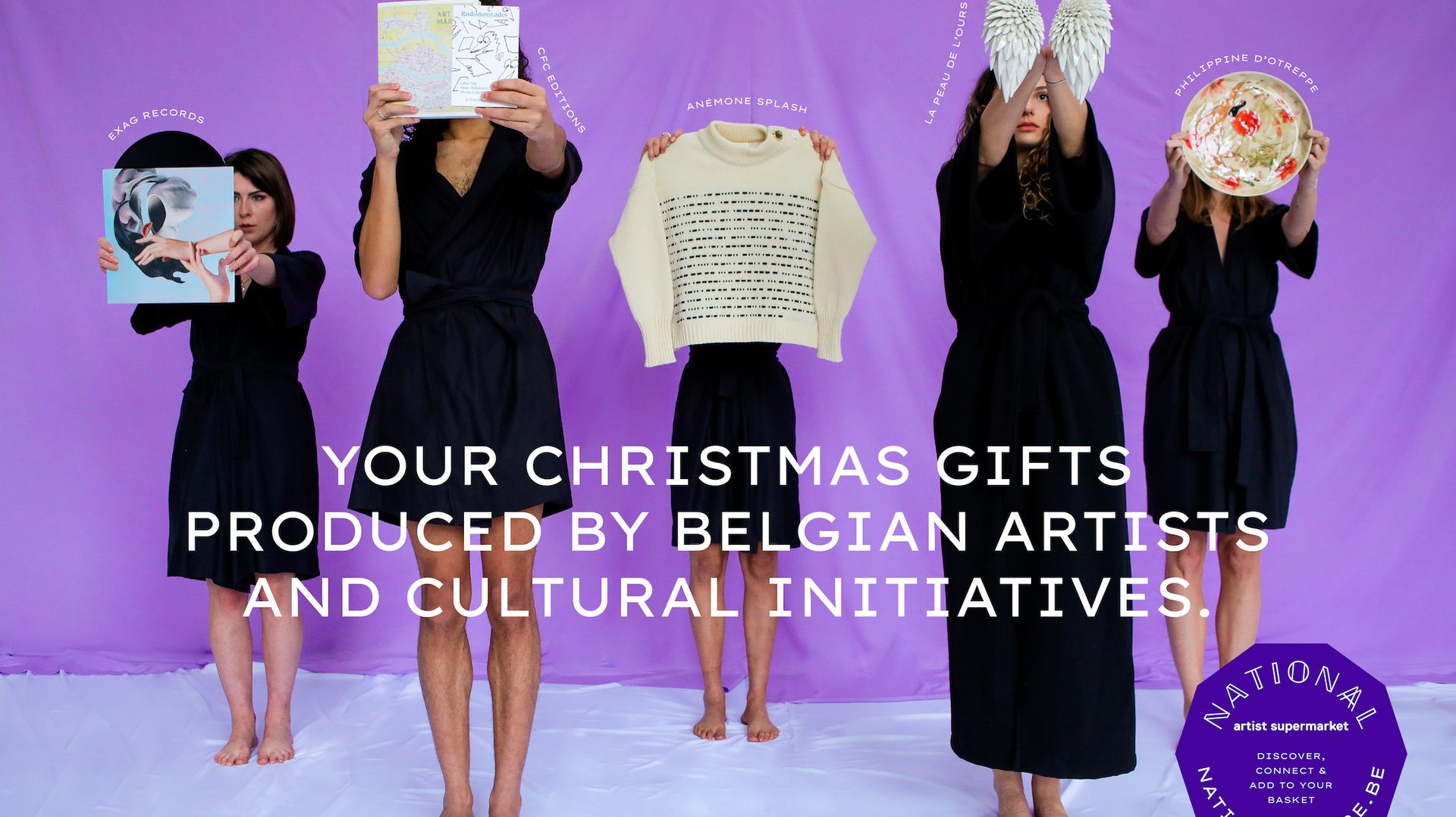 Pour les fêtes, optez pour des cadeaux d'artistes belges!