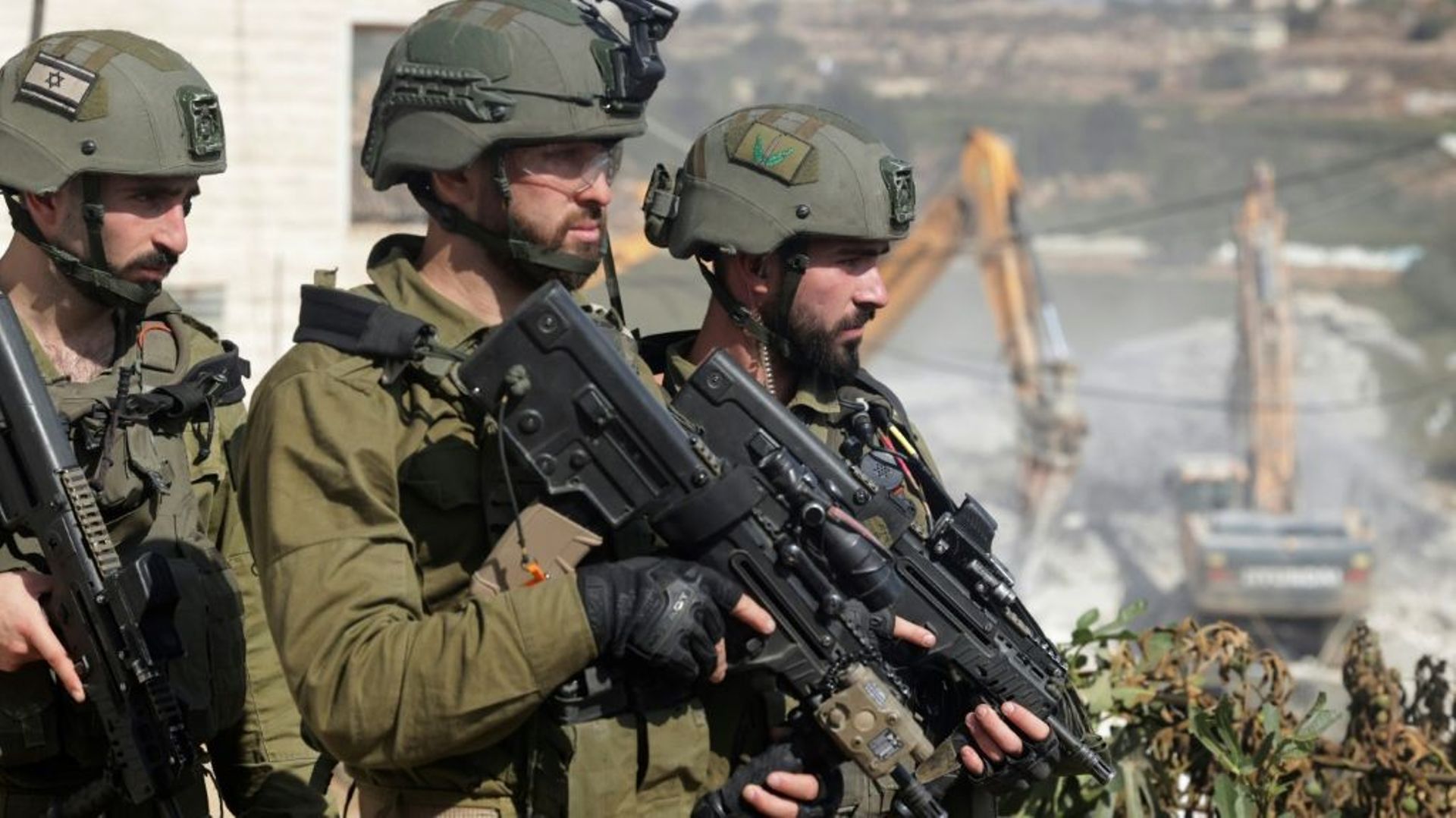 Des soldats israéliens à Hébron, en Cisjordanie occupée, le 31 octobre 2022