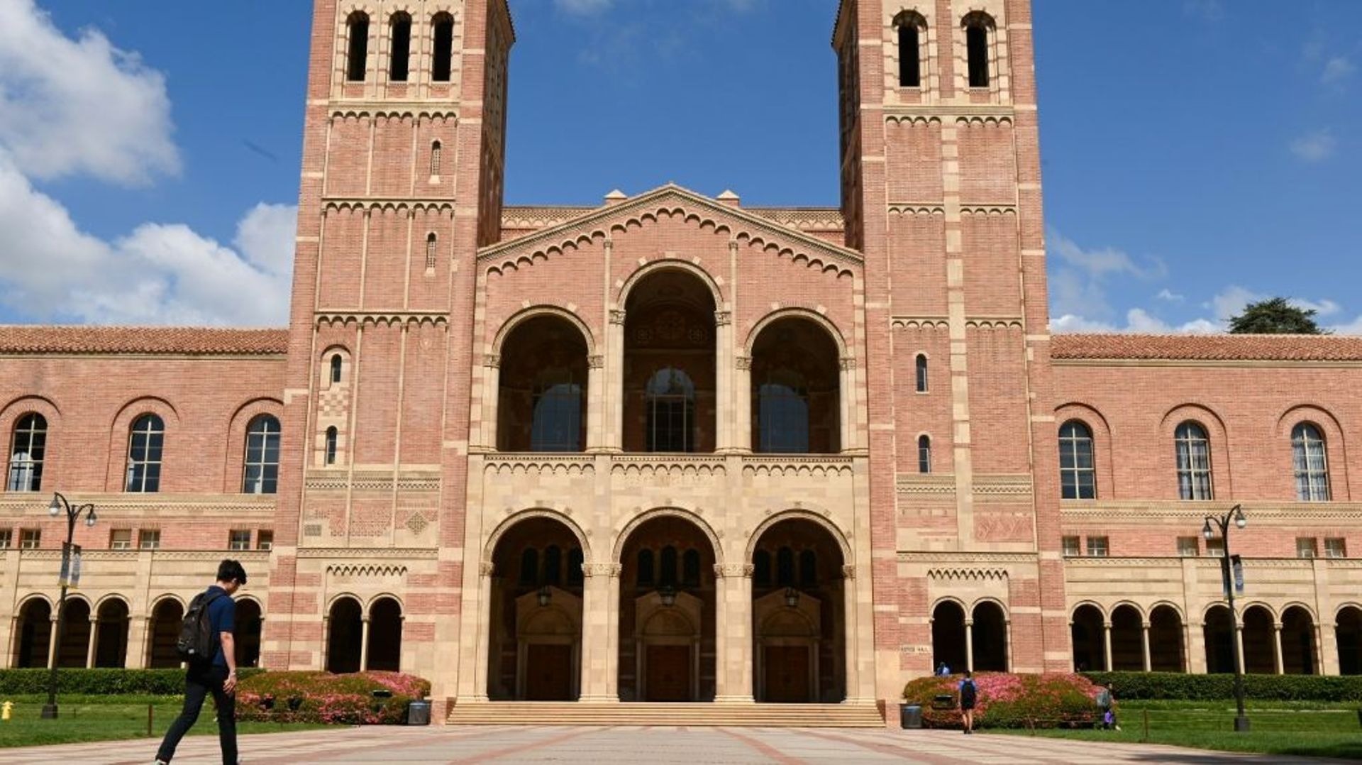Le campus de l’Université de Californie (UCLA), en mars 2020 à Los Angeles