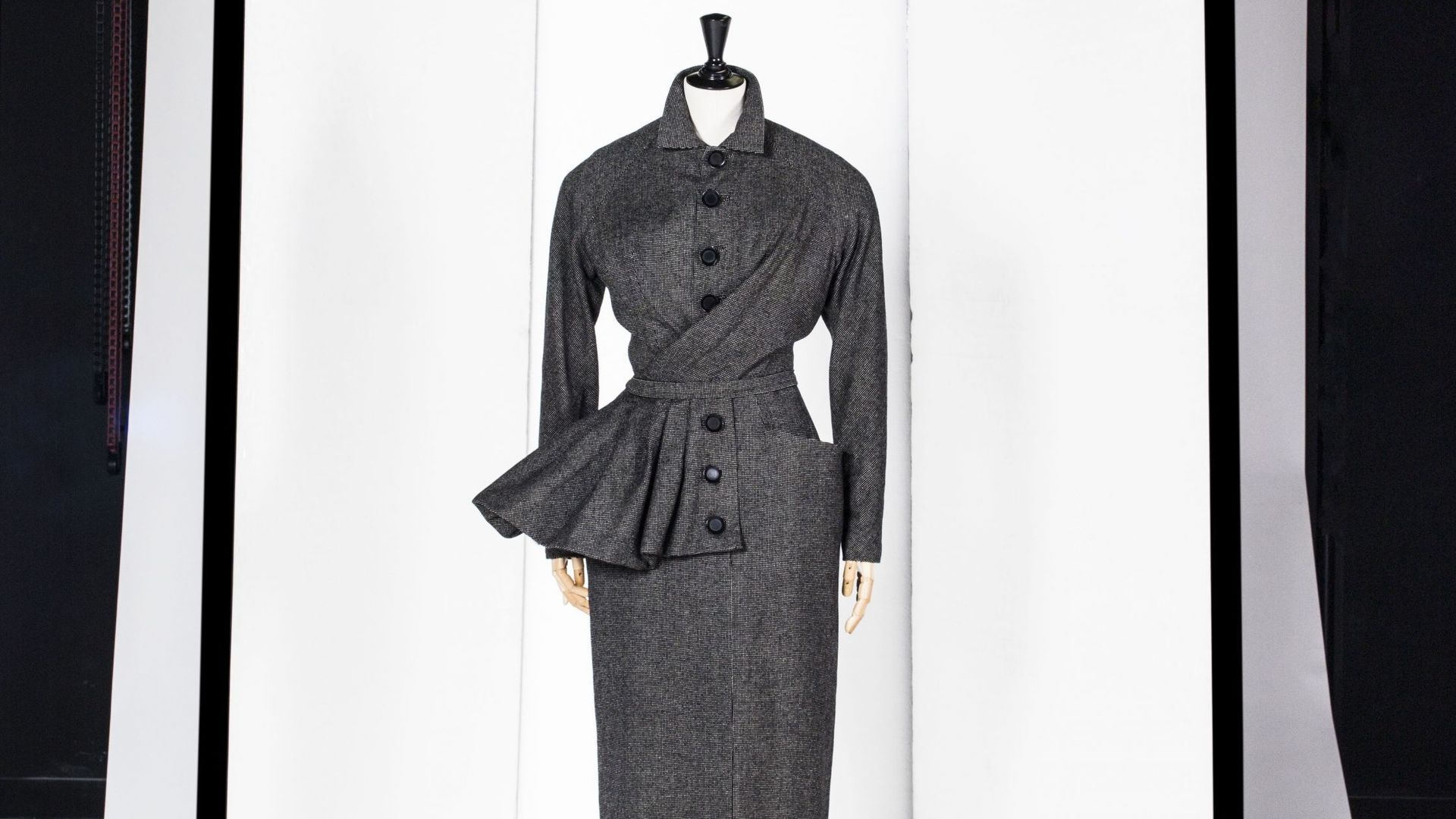 Christian Dior, ensemble de jour "Bernique" (robe et veste), A/H 1950 Toile de laine