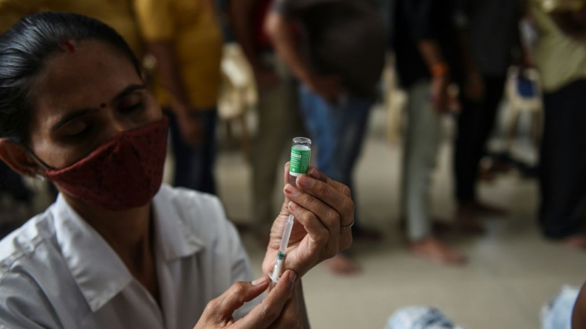 Vaccination contre le Covid-19 à Ahmedabad, en Inde, le 31 juillet 2021