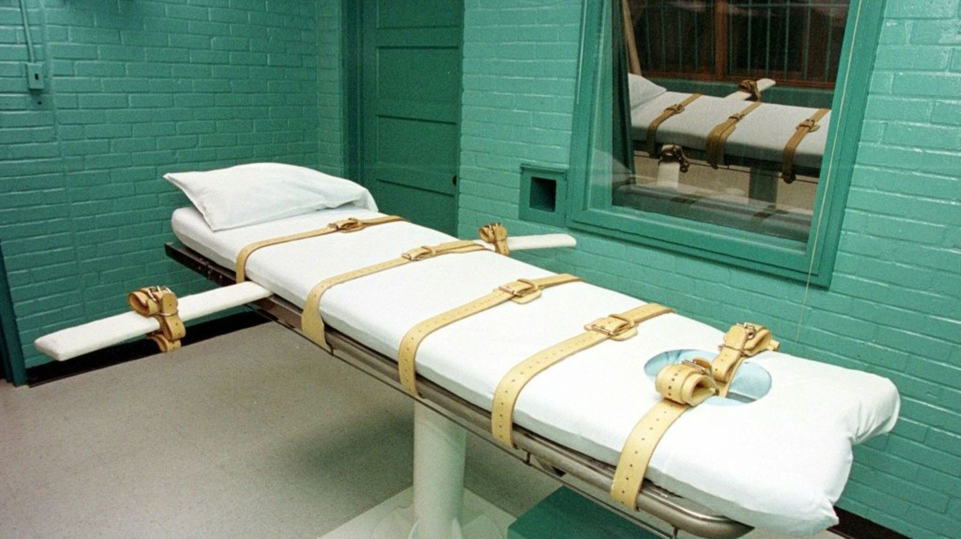La chambre de la mort du pénitencier de Huntsville (Texas), en 2000