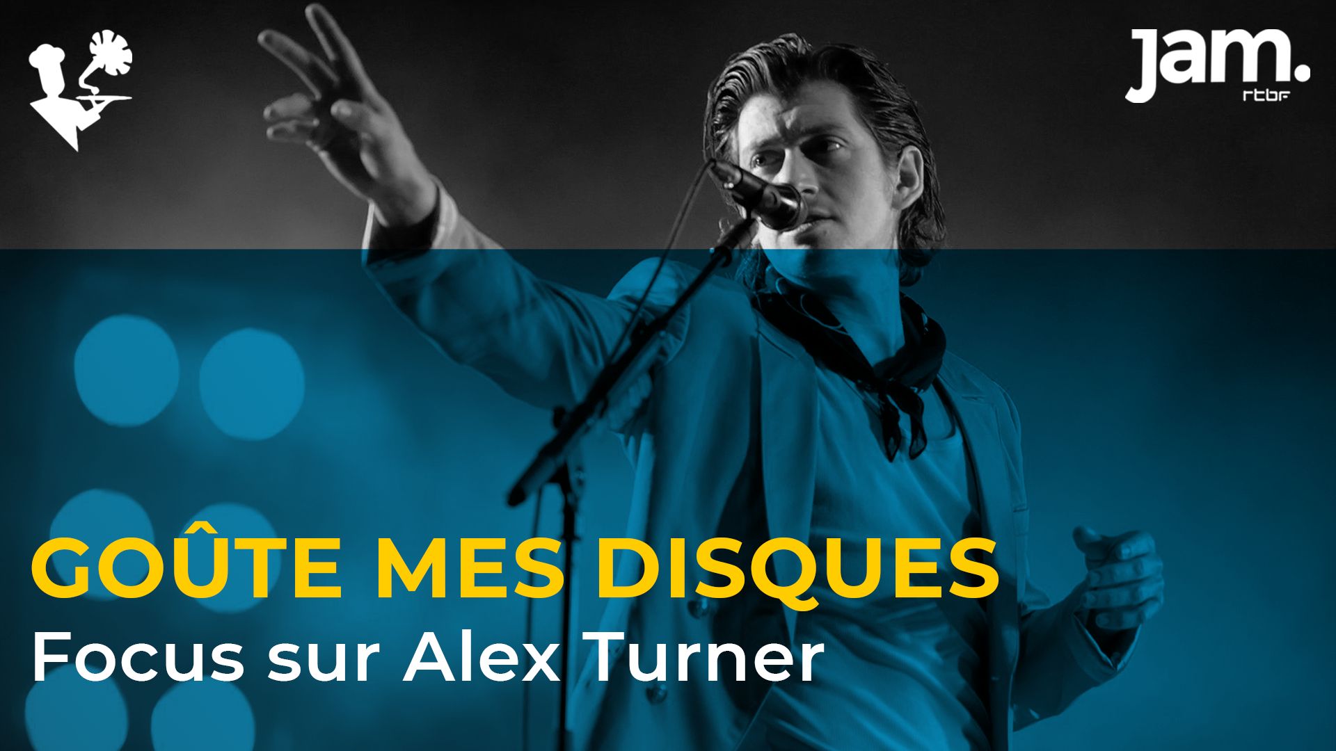 Alex Turner est le sujet de la nouvelle émission Goûte Mes Disques diffusée sur Jam.