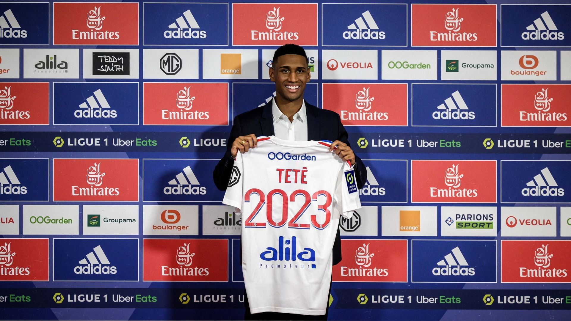 Le brésilien Tete présenté lors de son prêt à Lyon, en juillet 2022.