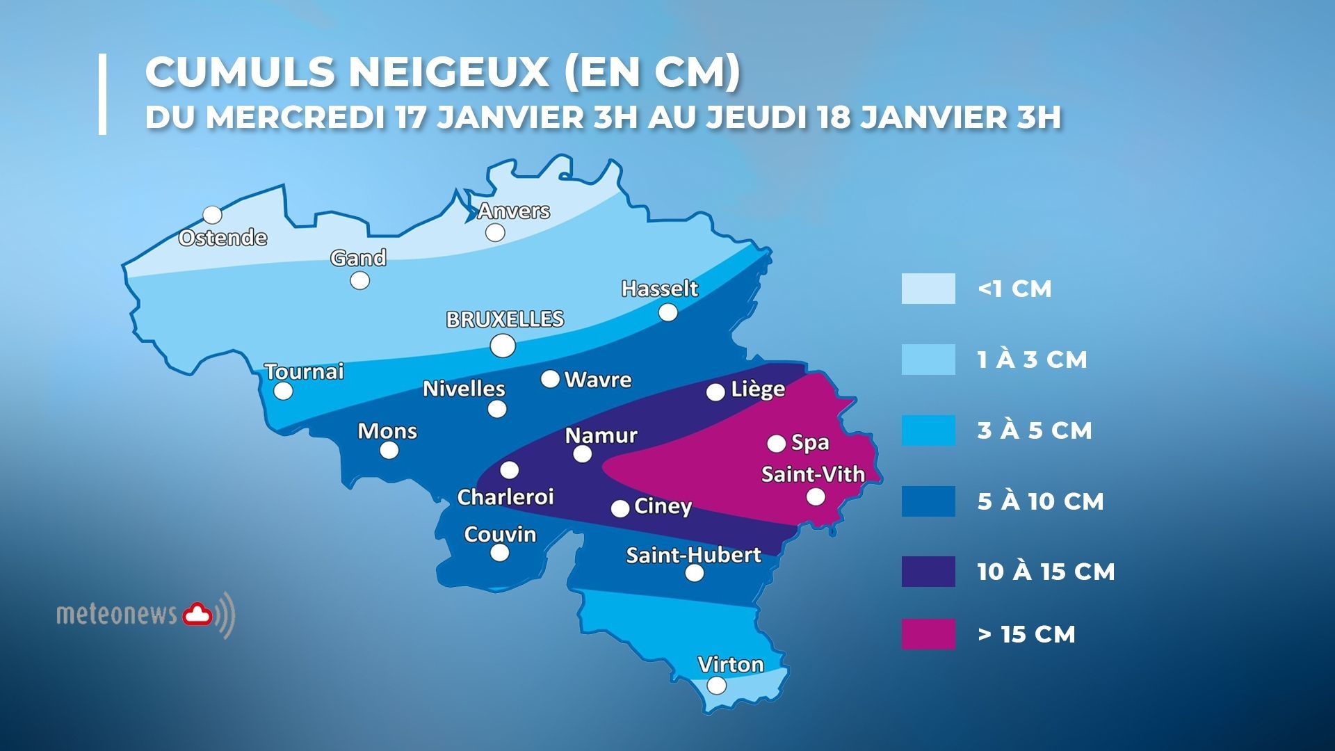 Neige en Belgique un retour spectaculaire après plus de 10 ans RTBF