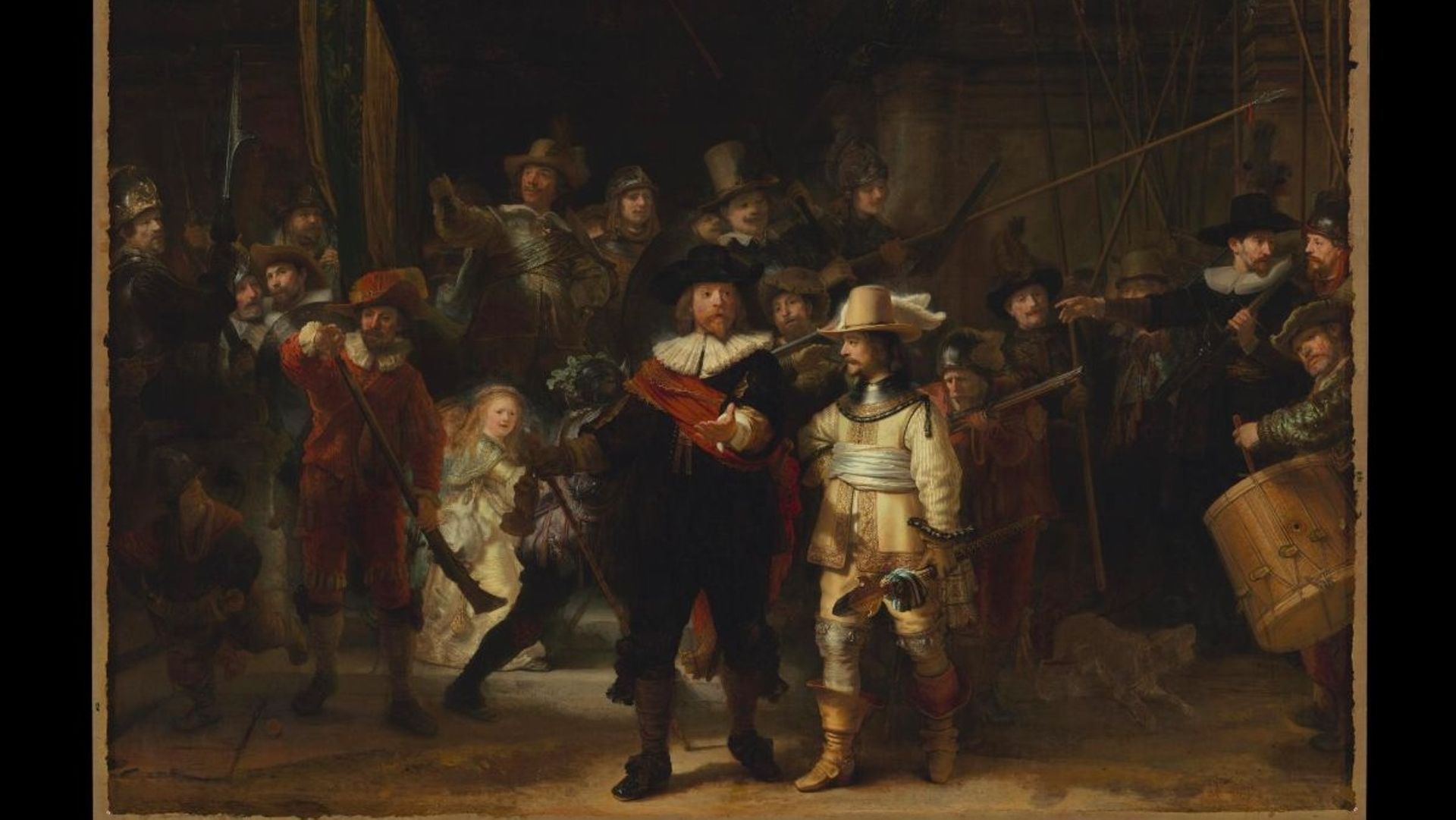 Des experts du Rijksmuseum à Amsterdam ont entamé mercredi la restauration du plus célèbre tableau du maître néerlandais Rembrandt, "La Ronde de Nuit".