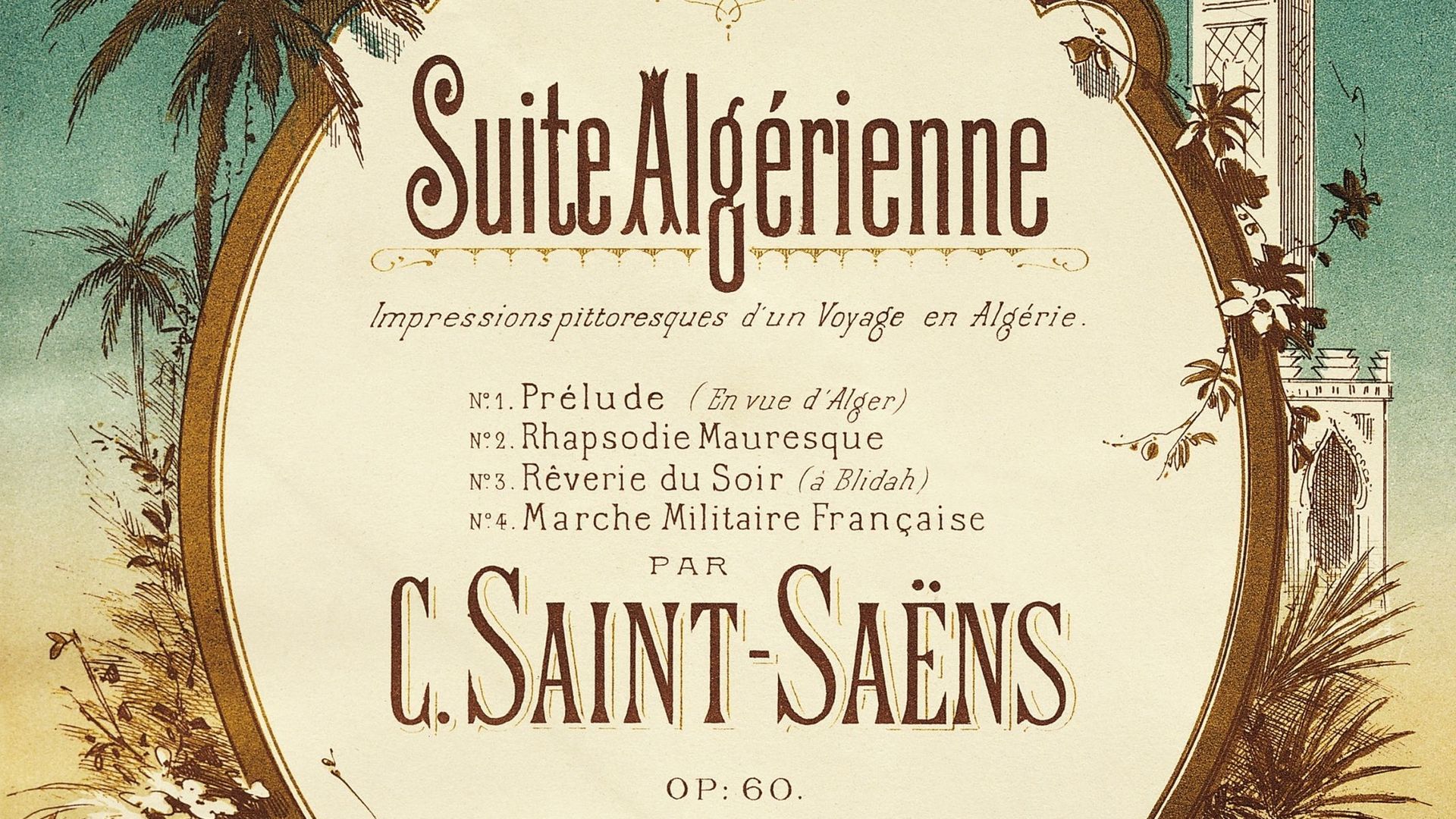 Suite algérienne, Opus 60
