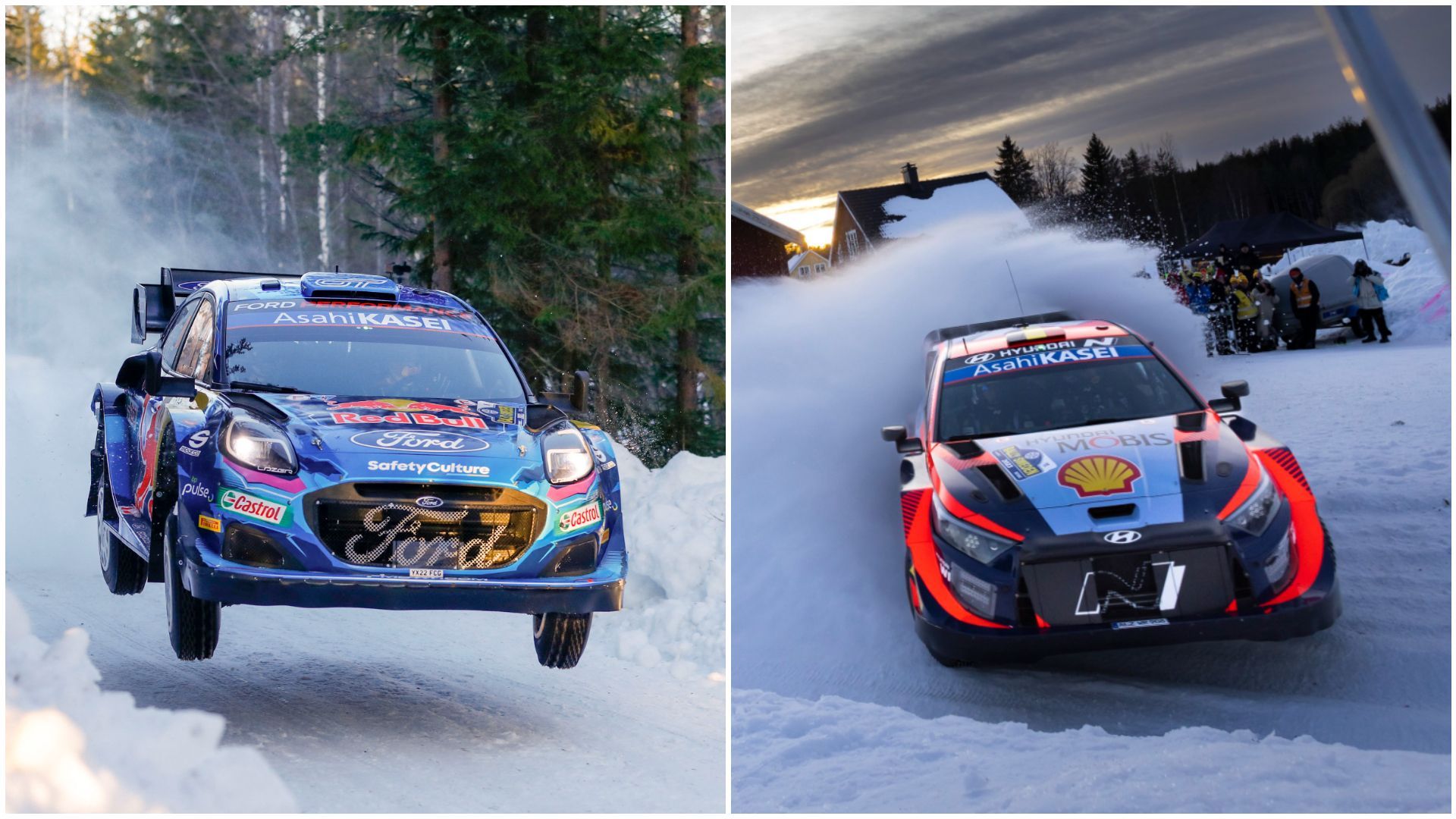 WRC Suède : Ott Tanak (Ford) et Thierry Neuville (Hyundai)