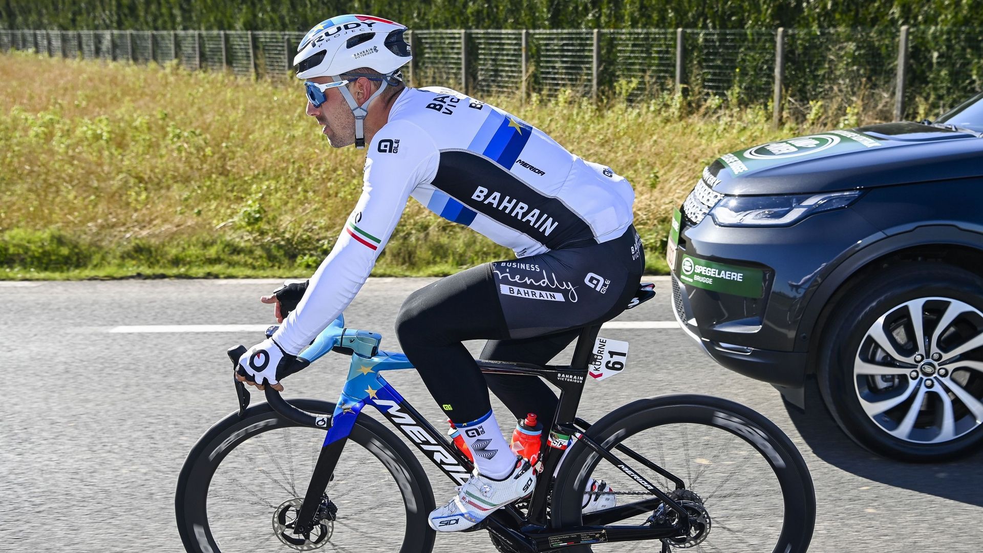 Sonny Colbrelli ne sera pas au départ lundi de la 2e étape de Paris-Nice (WorldTour), longue de 159 km et reliant Auffargis à Orléans.