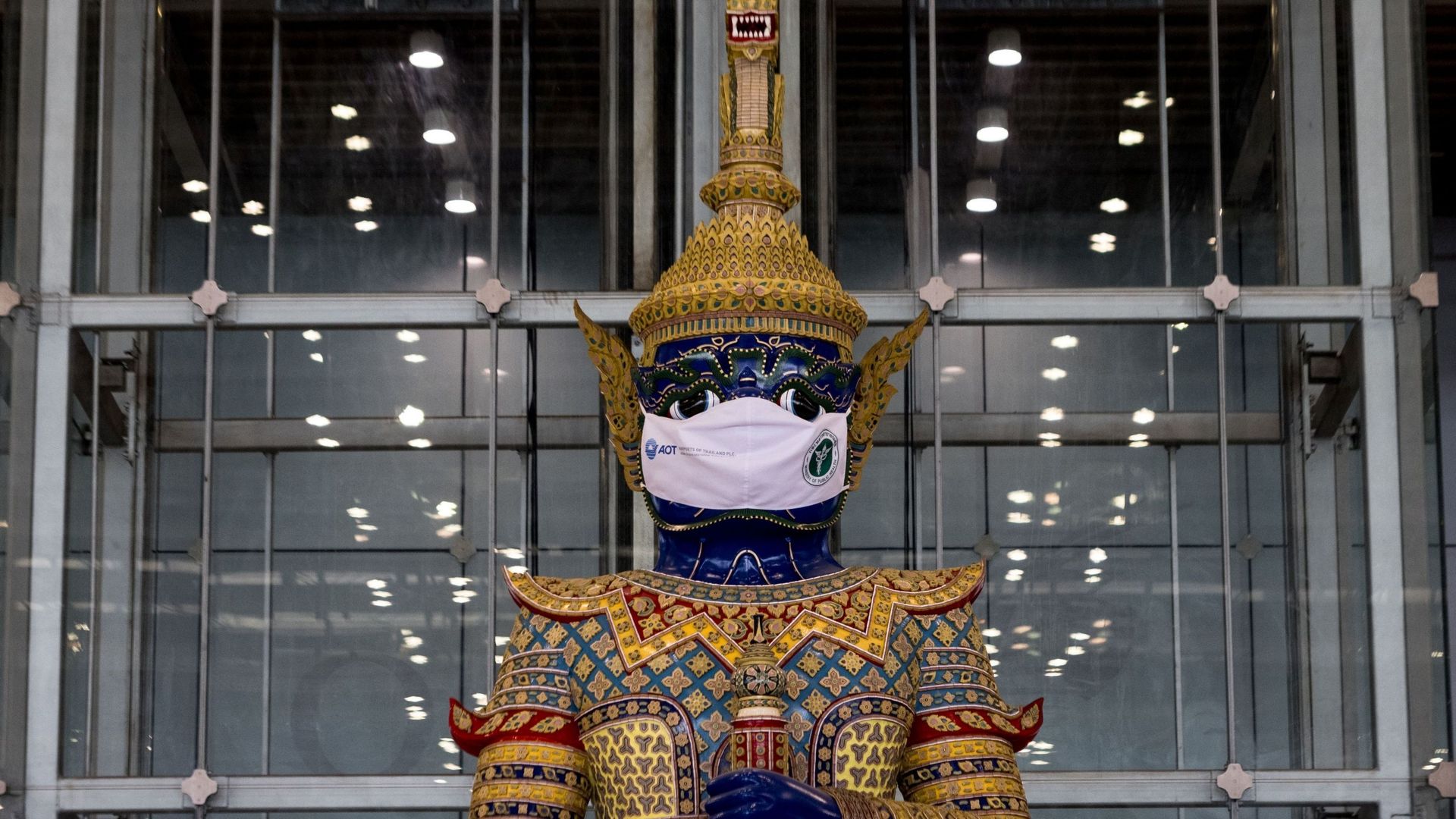 A l’aéroport de Bangkok