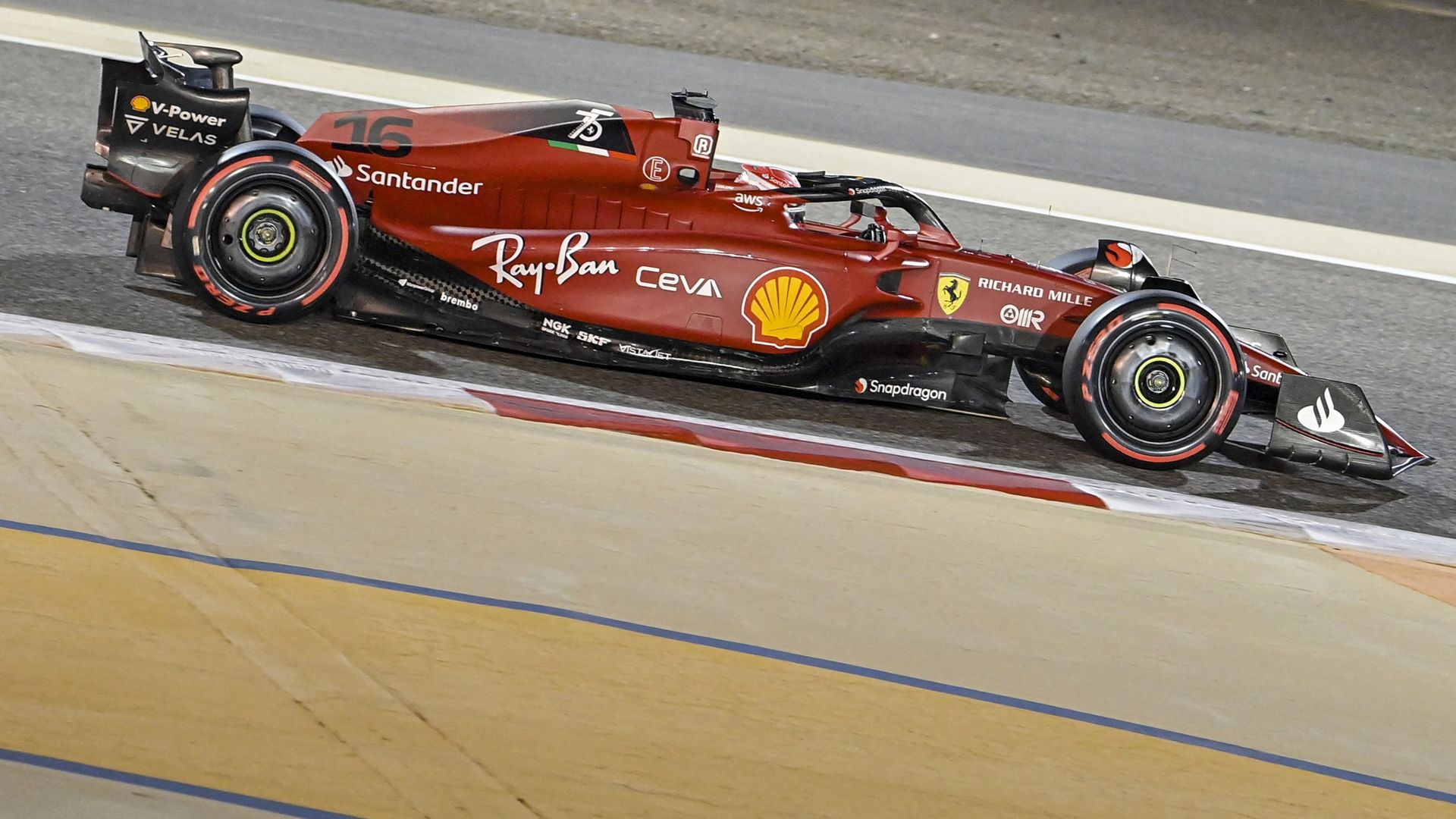 La Ferrari de Charles Leclerc