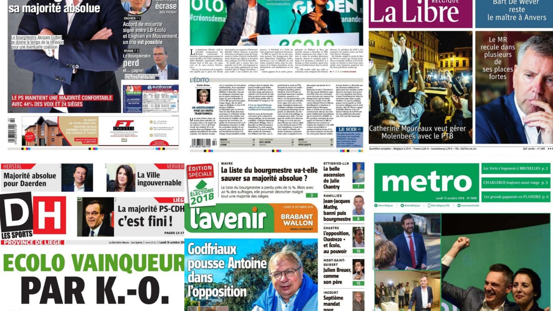 "Vague verte", "partenaires de la majorité fédérale affaiblis": la revue de presse au lendemain des Communales
