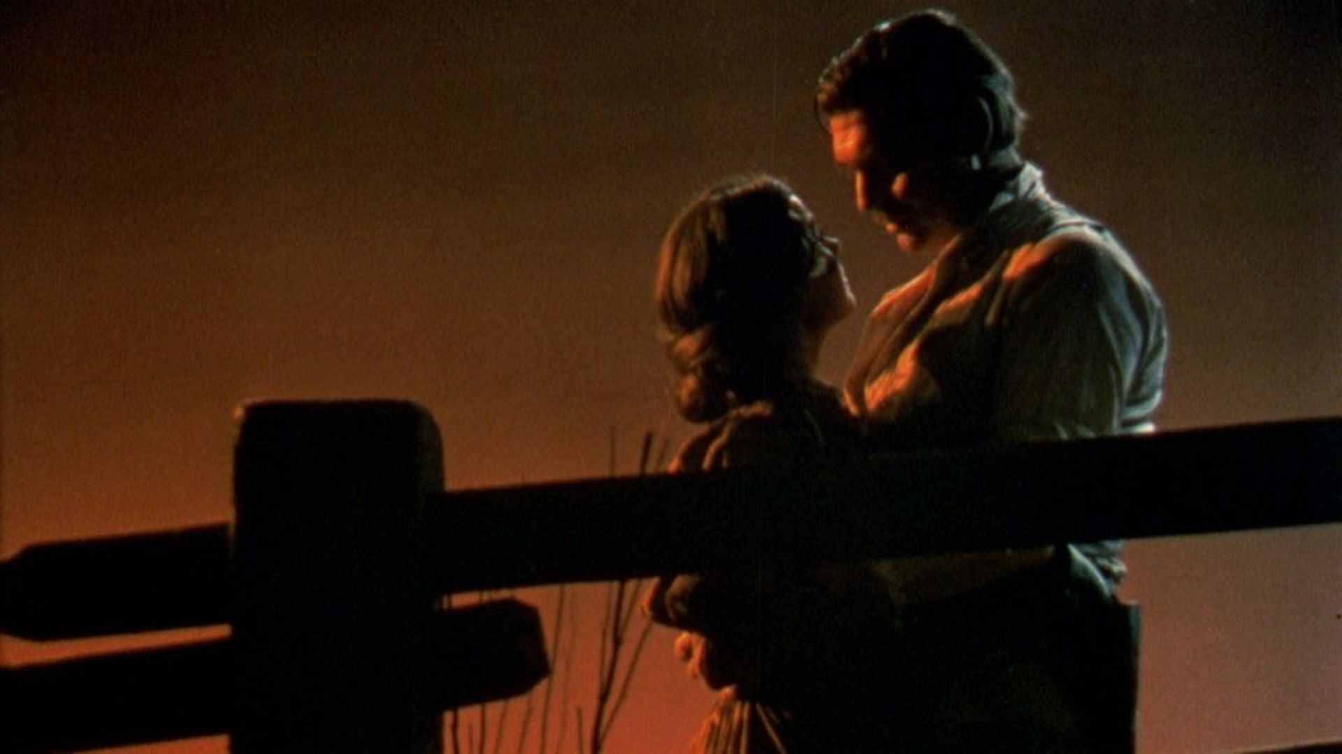 Scarlett et Rhett Butler dans "Autant en emporte le vent"
