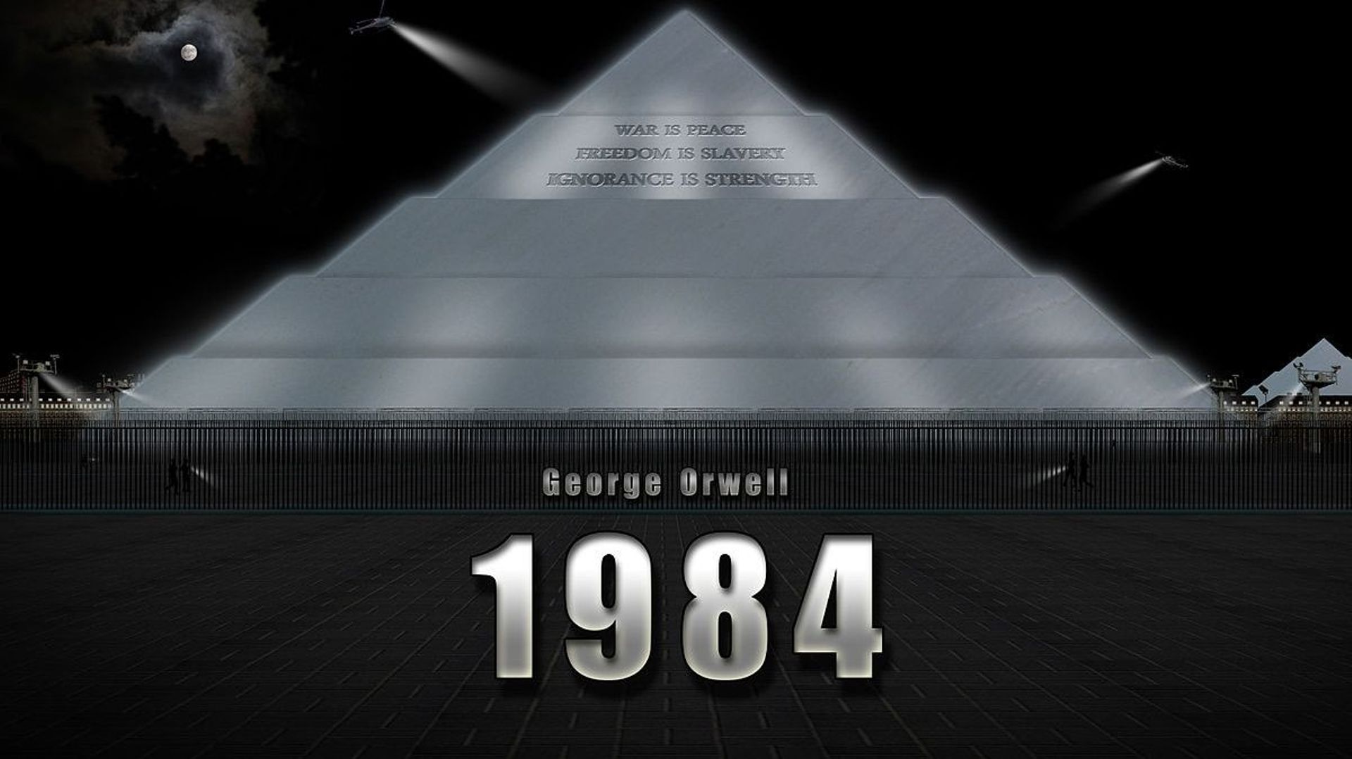 1984, de George Orwell - Représentation du ministère de la Vérité (Miniver en novlangue)