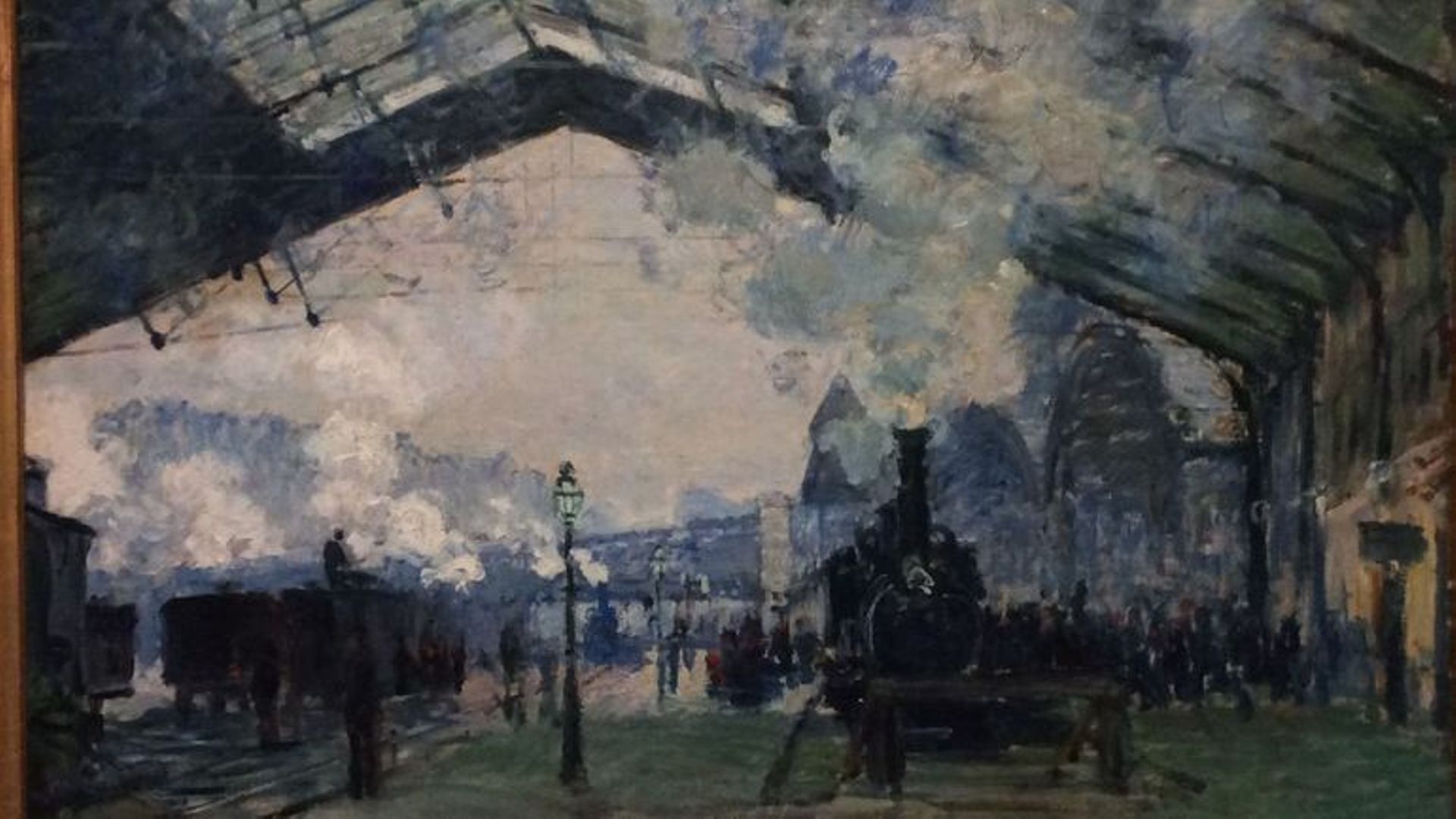 Claude Monet – Arrivée du train de Normandie, gare Saint-Lazare