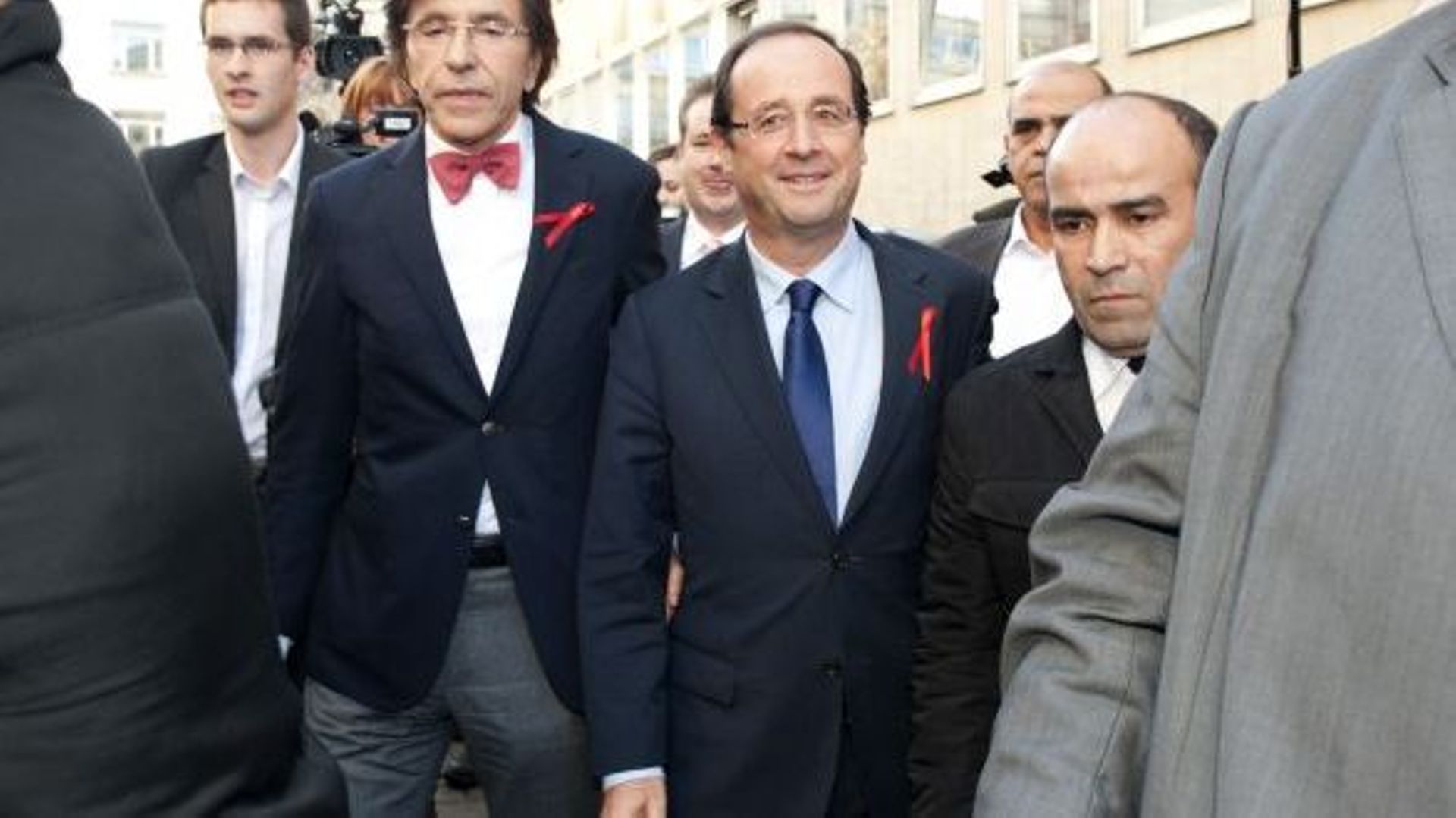 La rencontre entre Elio Di Rupo et François Hollande à Bruxelles en novembre dernier