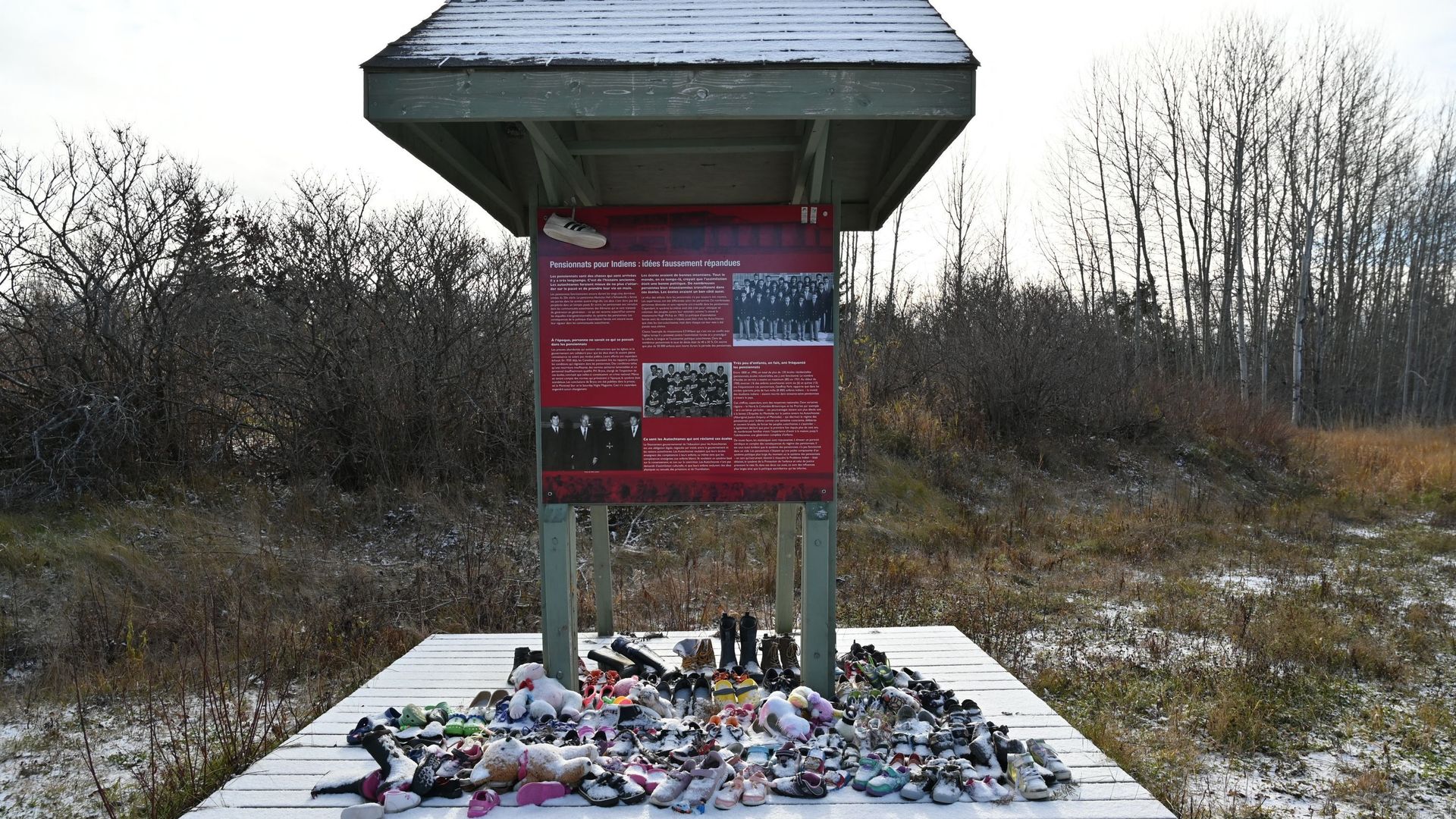 Un monument à la mémoire des enfants autochtones décédés à Amos (Canada)