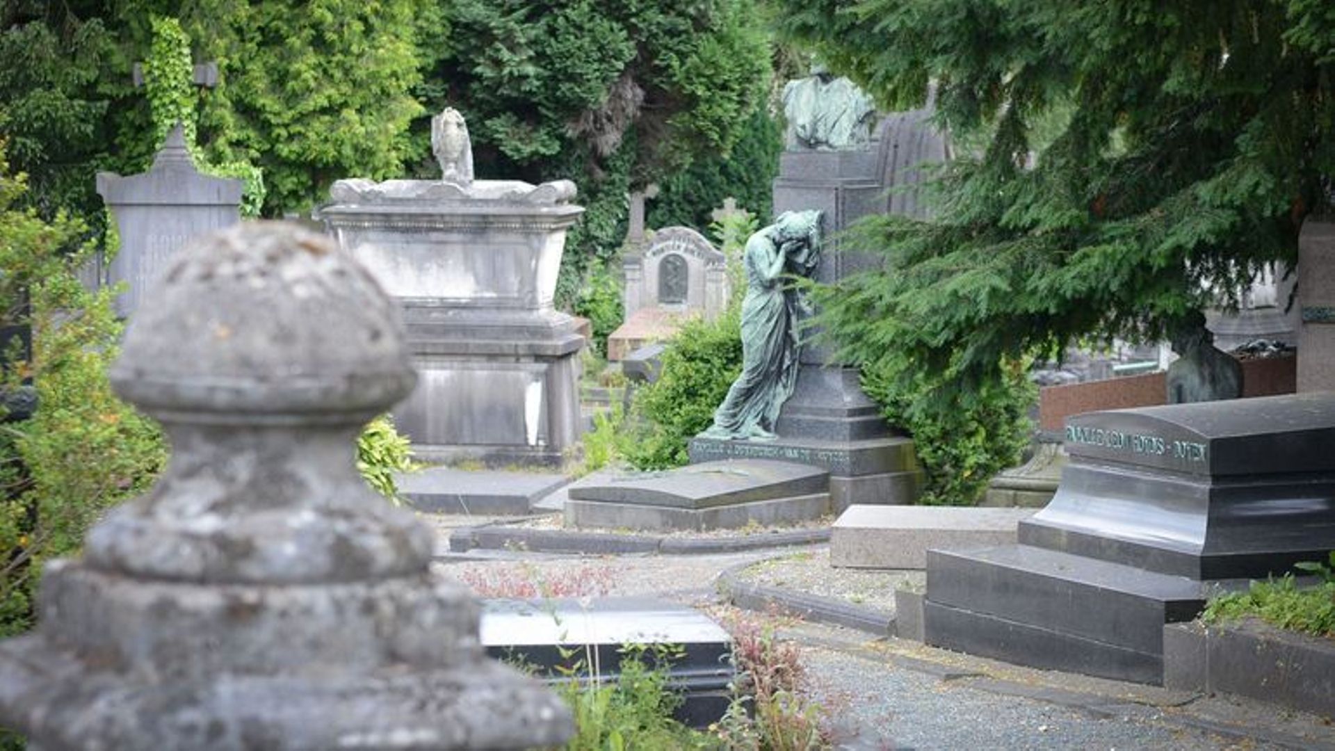 Le cimetière de Laeken, le plus vieux cimetière de la région bruxelloise.