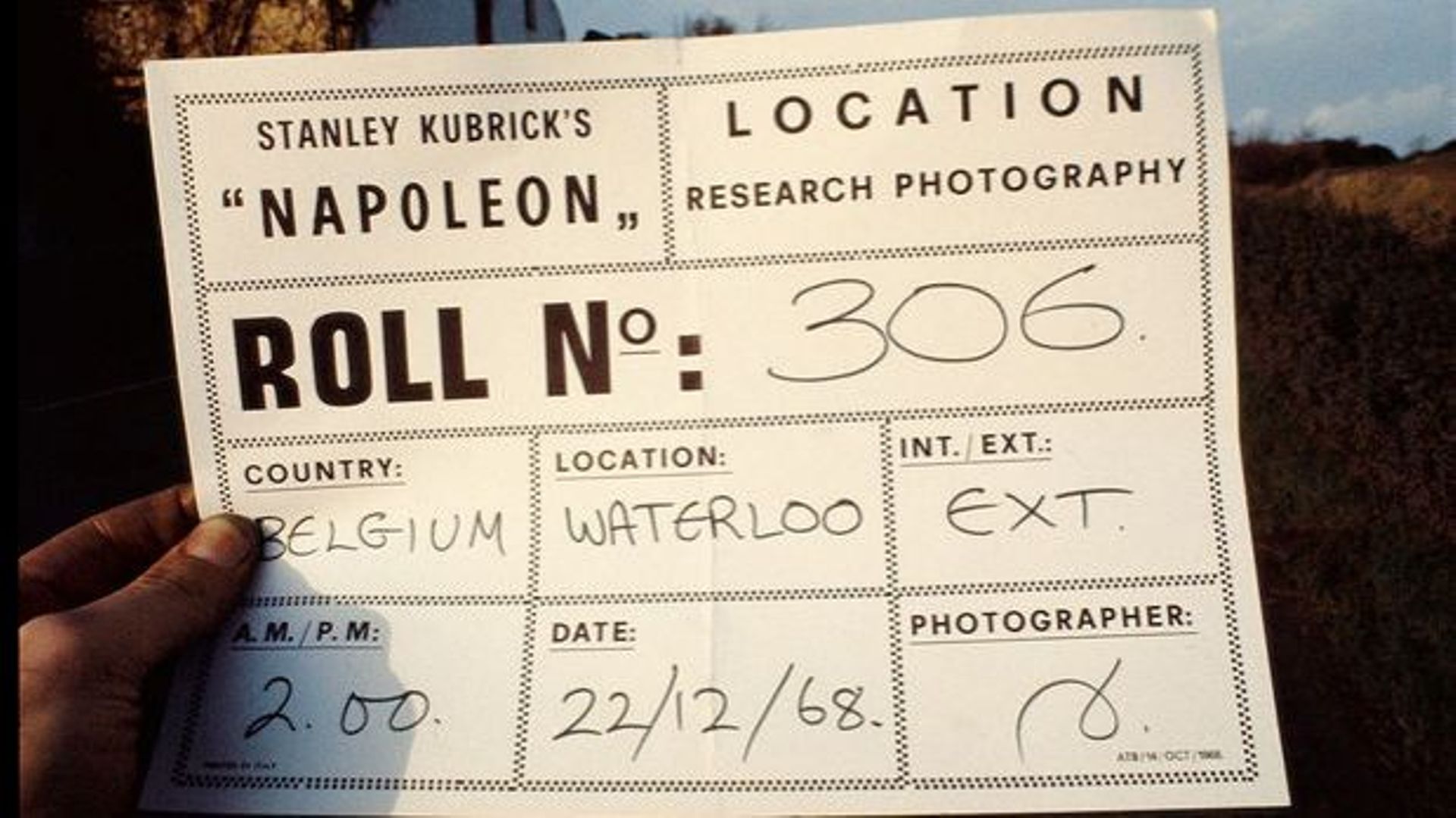 Stanley Kubrick a pris plus de 15.000 photos pour préparer sa version ciné de Napoléon