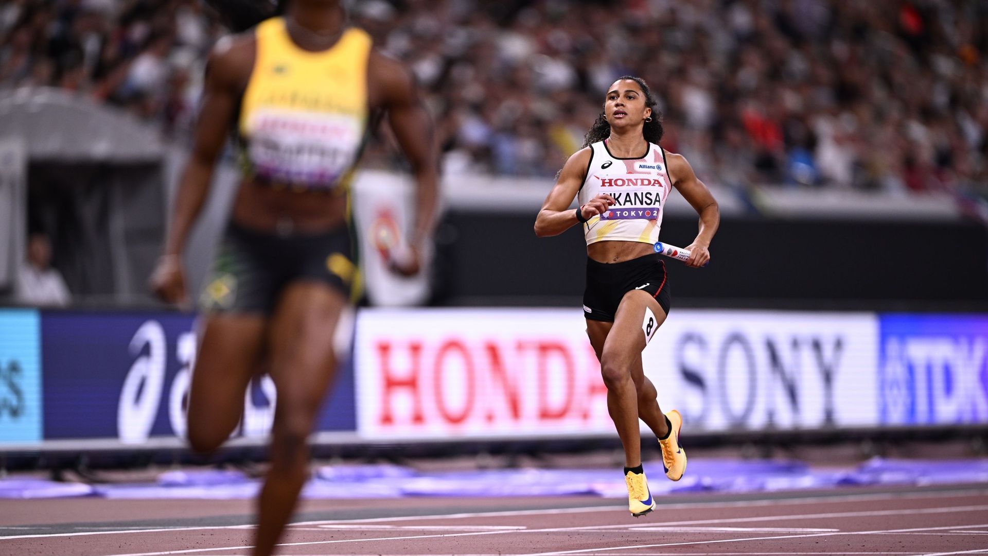 Delphine Nkansa aux Mondiaux d’athlétisme : "Il y a des tensions à l’hôtel, pas seulement avec Nafi Thiam, pas seulement avec moi"