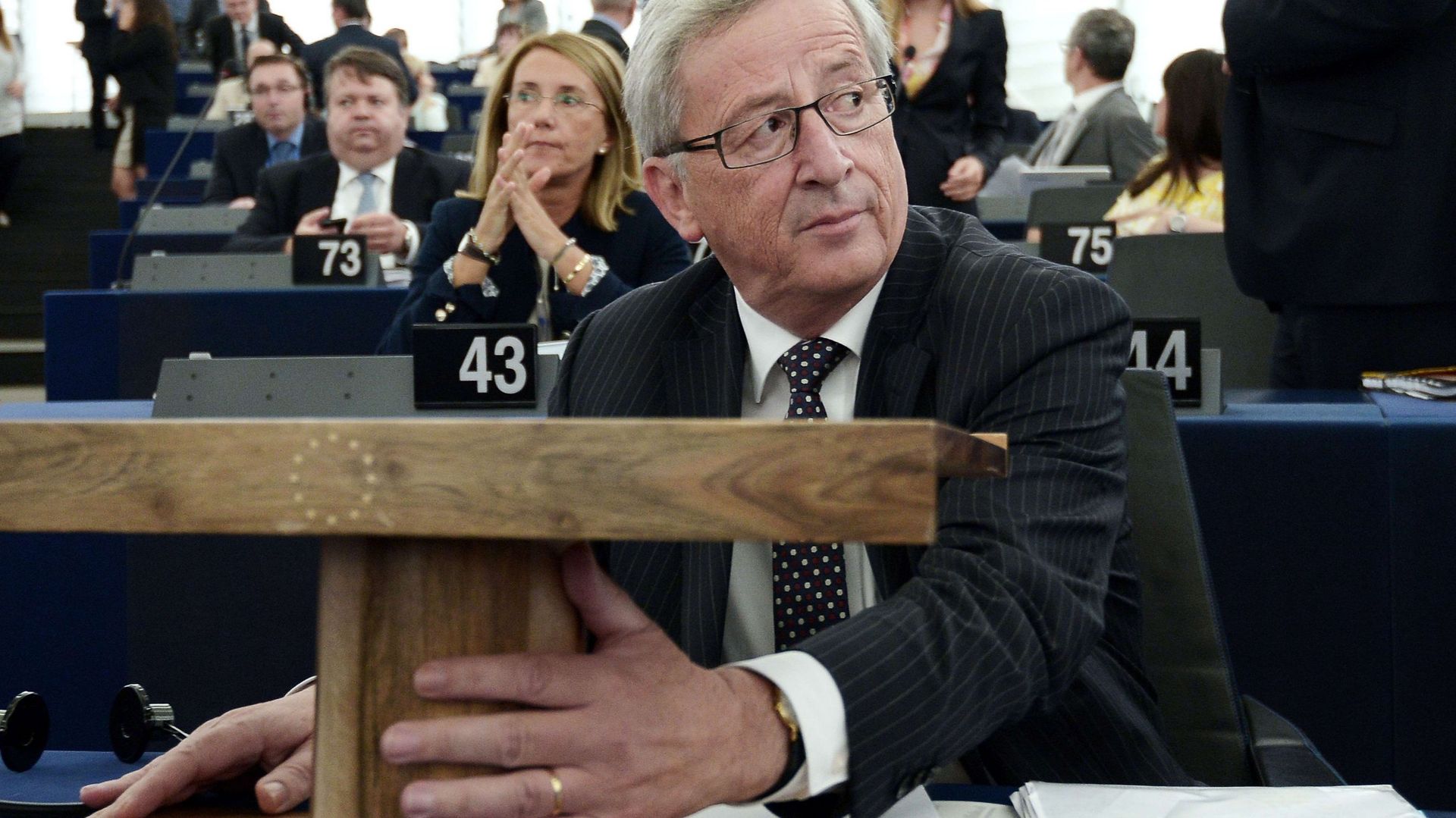 Juncker à Marine Le Pen: "Merci de ne pas voter pour moi!"