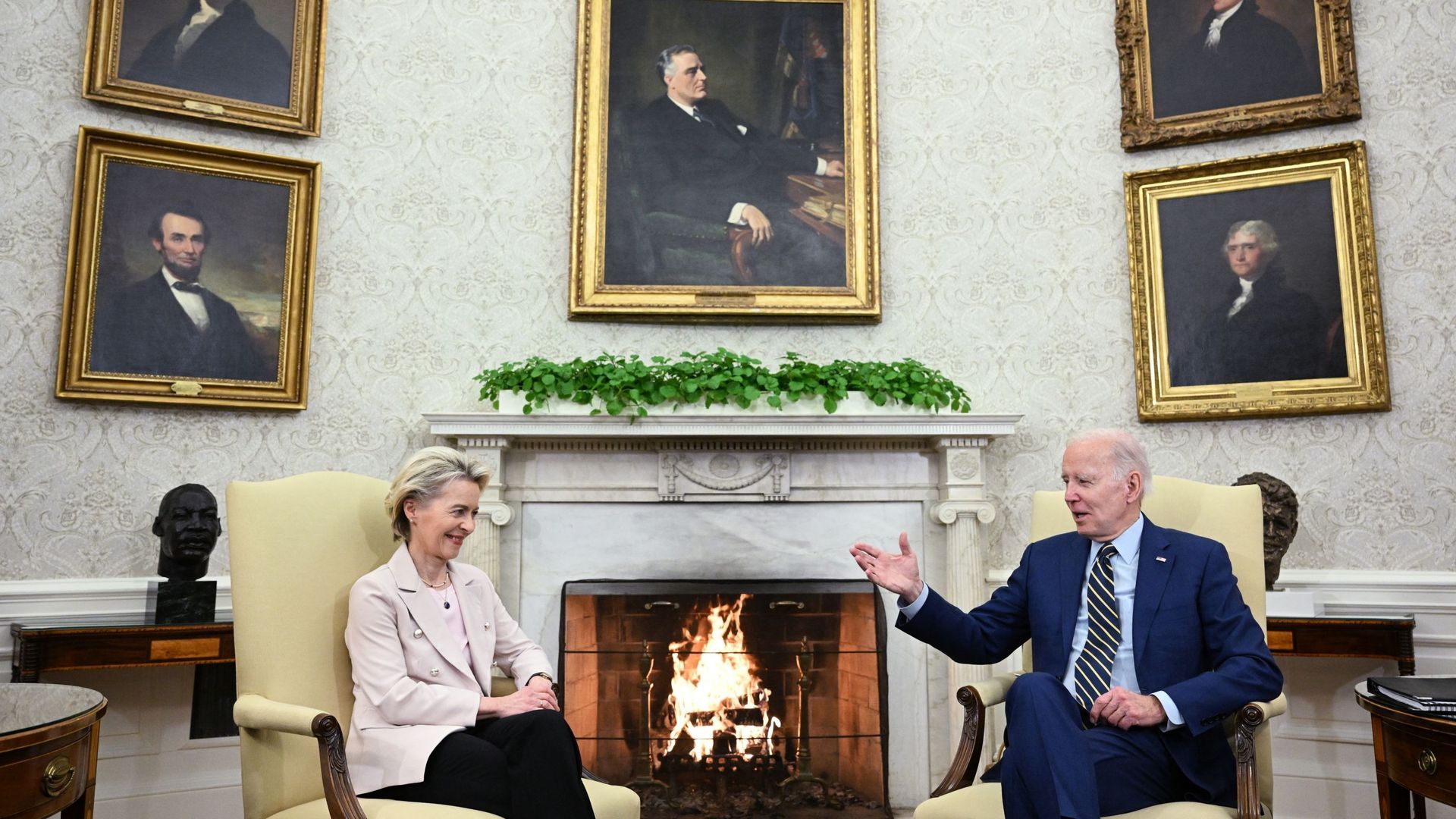 Joe Biden et Ursula von der Leyen