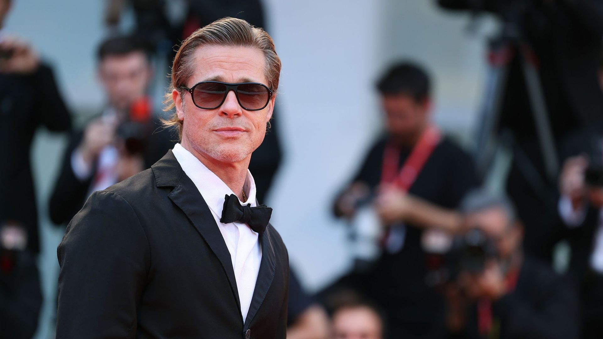 Brad Pitt assiste au tapis rouge de "Blonde" au 79ème Festival International du Film de Venise le 08 septembre 2022 à Venise, Italie.