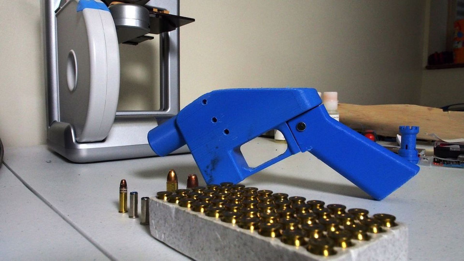 Illustration: un revolver peut être fabriqué avec une imprimante 3D