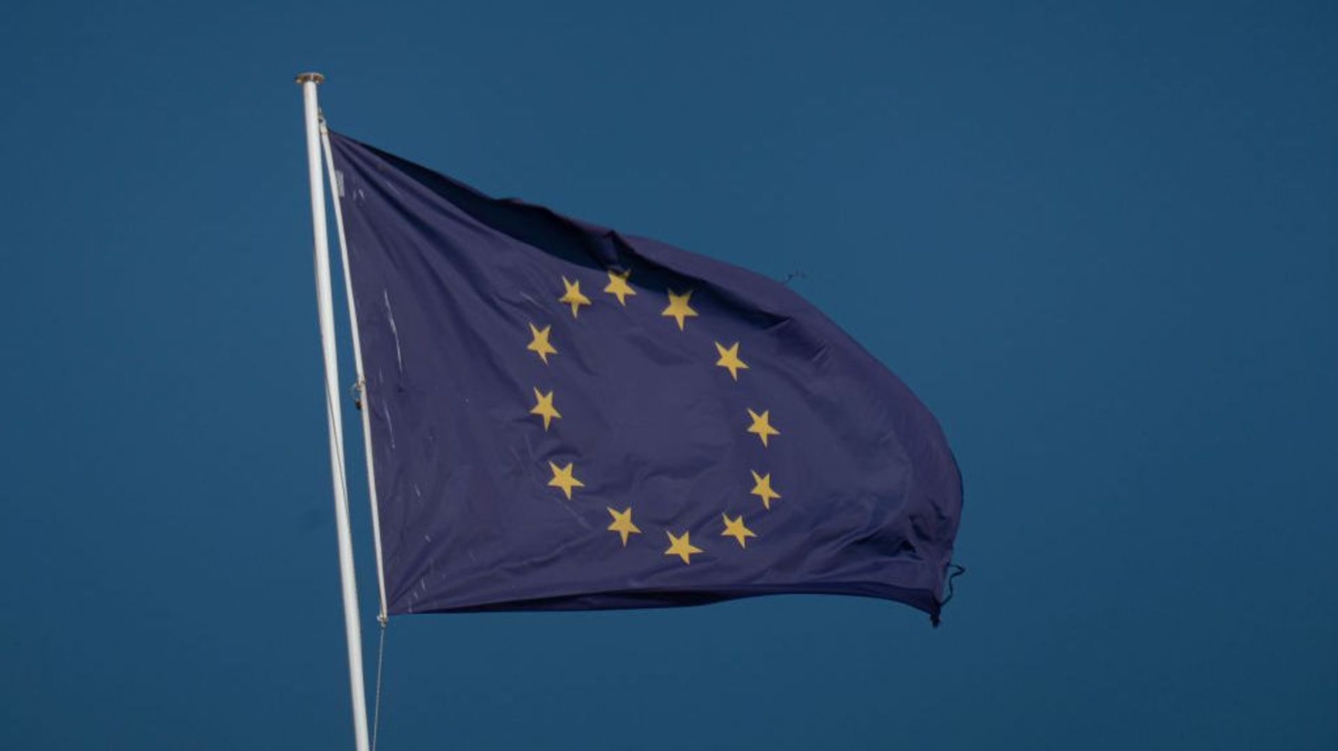 EU Flag In Greece